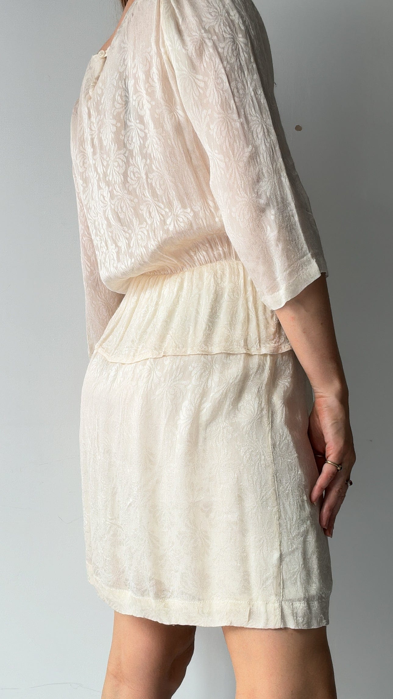 Sistergolden Ganni Jasmine Dress Cream