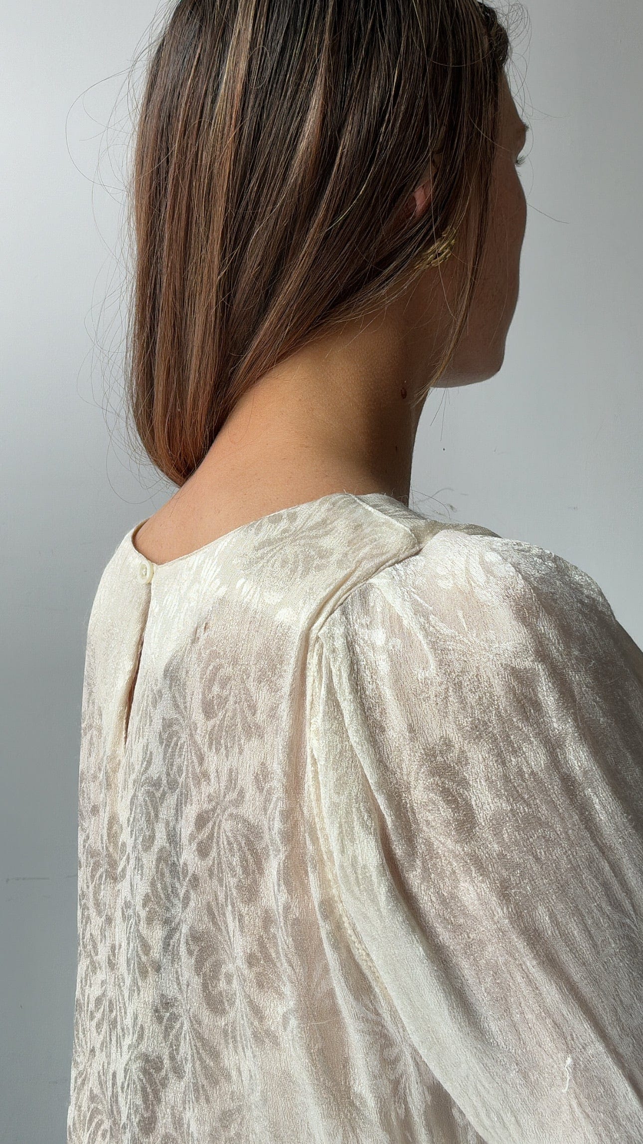 Sistergolden Ganni Jasmine Dress Cream