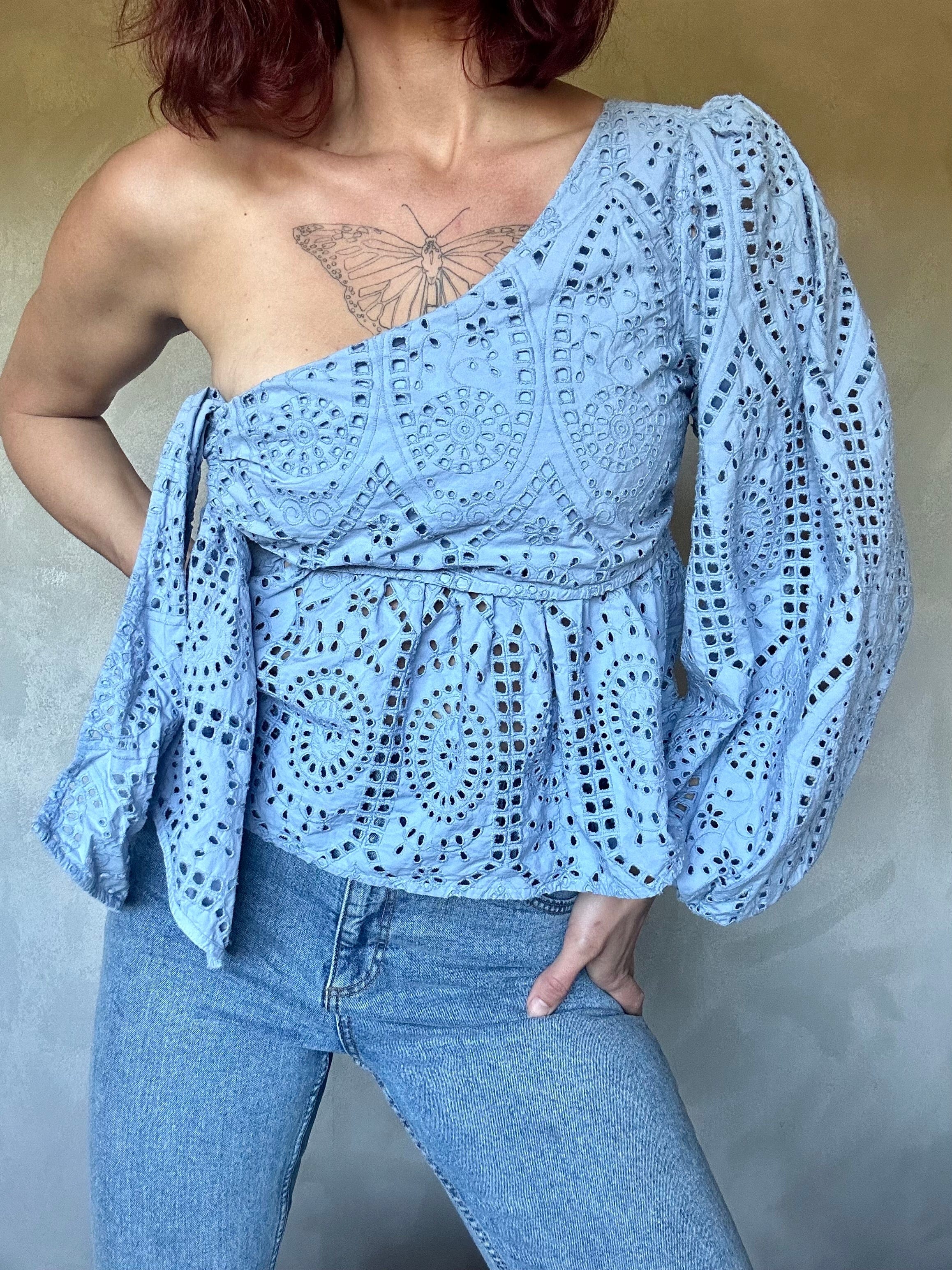 Ganni One Shoulder Top, Sistergolden, Sistergolden