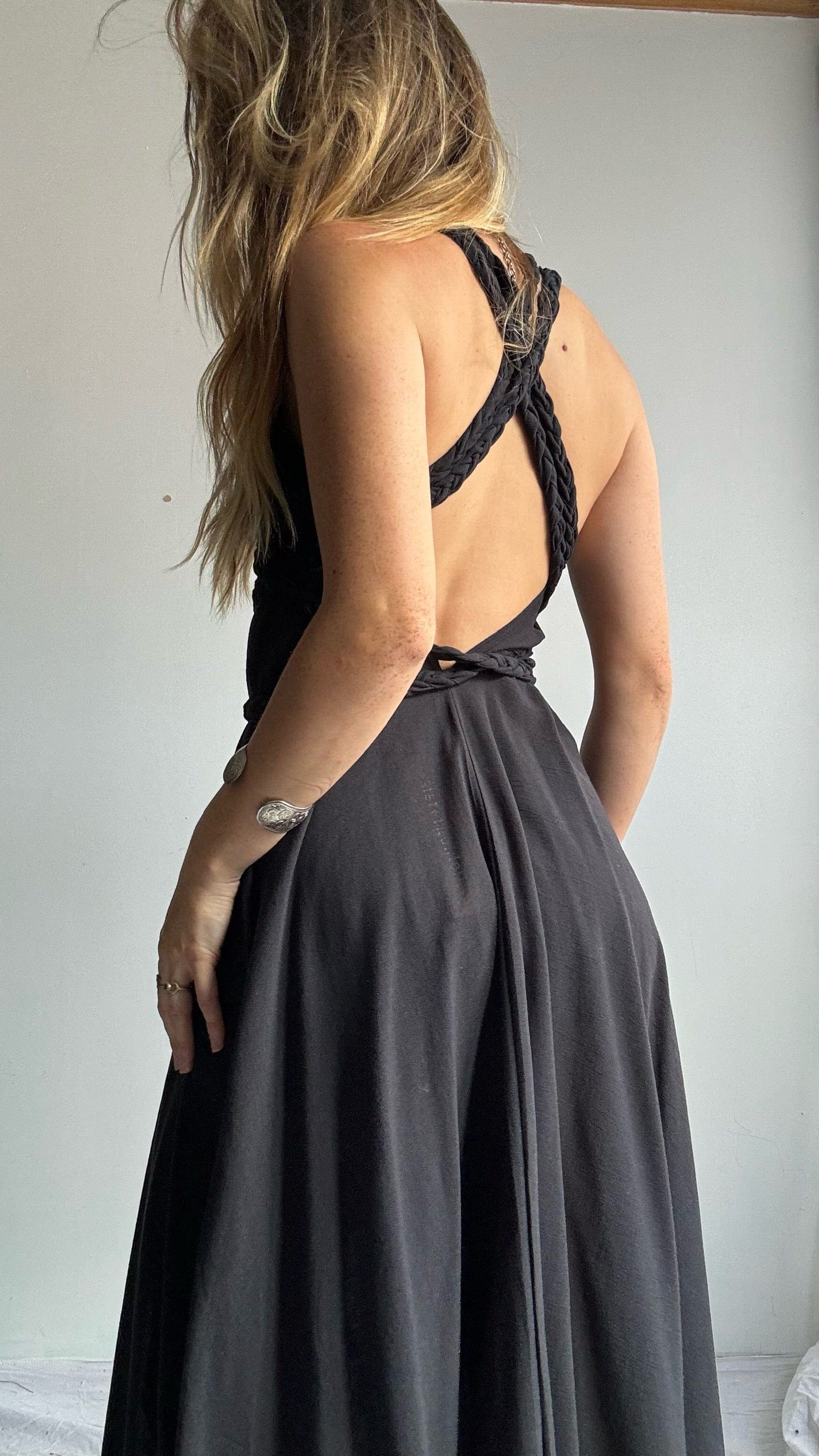 Grecian Dress Black, Sistergolden, Sistergolden