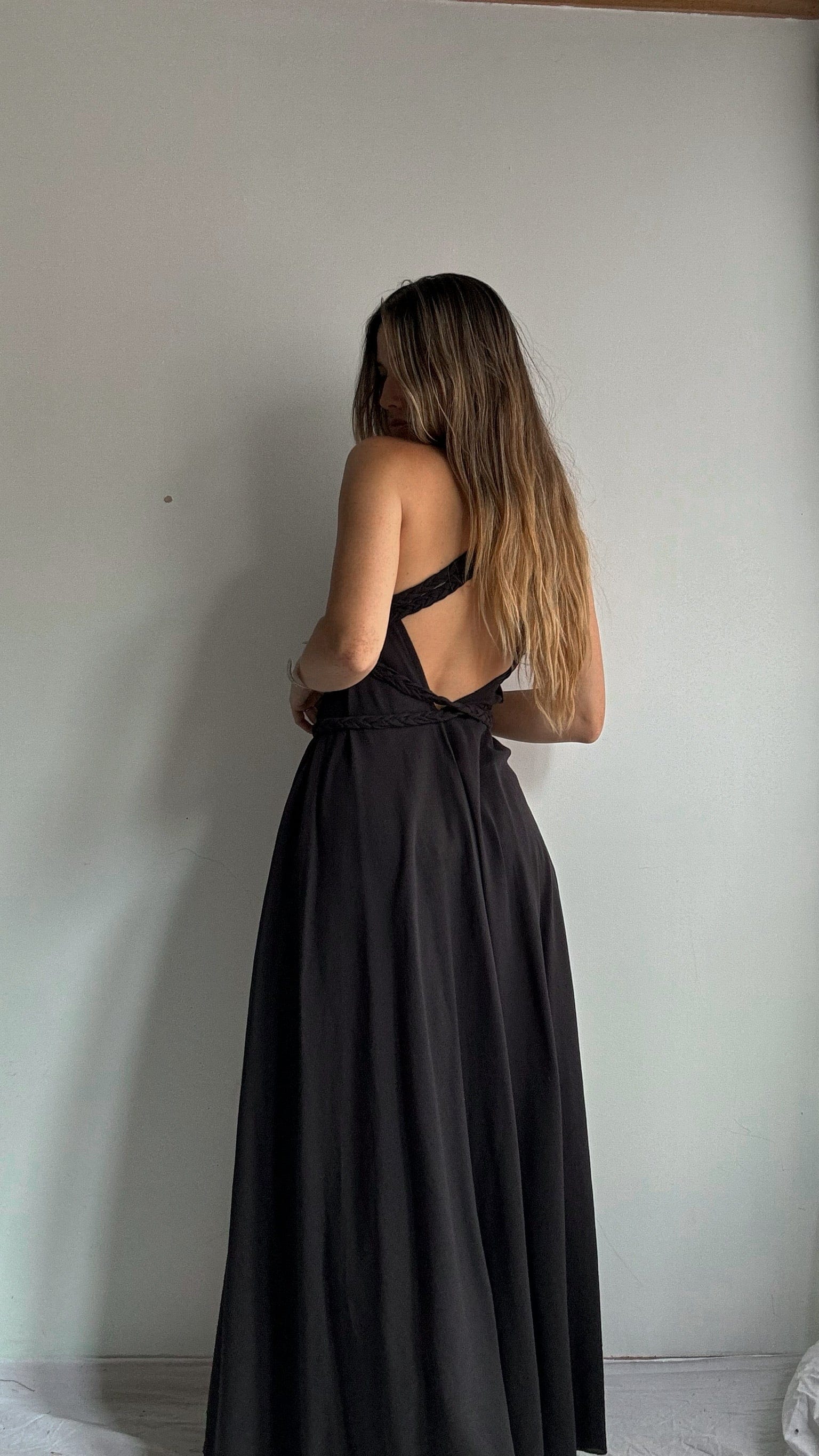 Grecian Dress Black, Sistergolden, Sistergolden