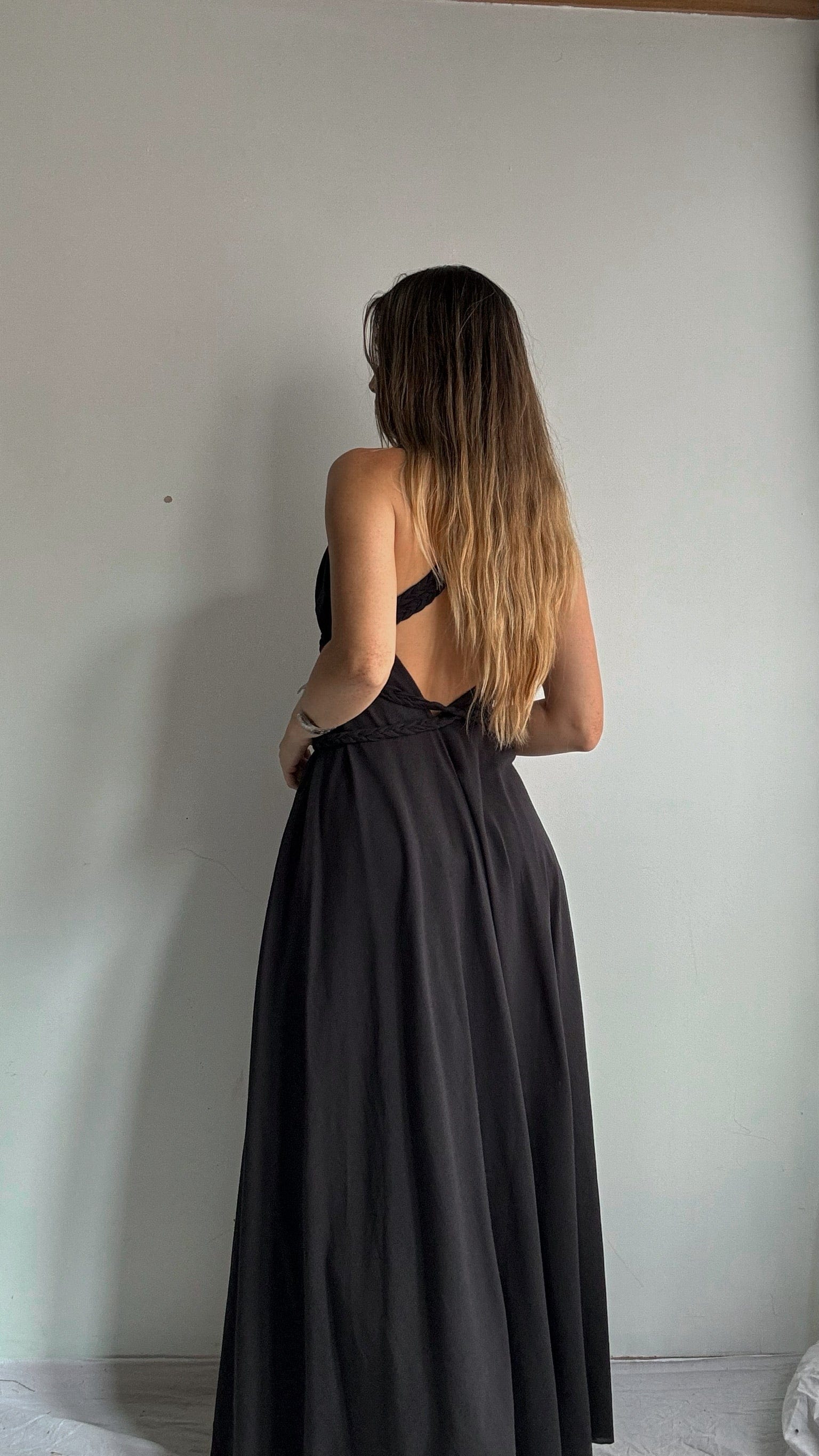 Grecian Dress Black, Sistergolden, Sistergolden