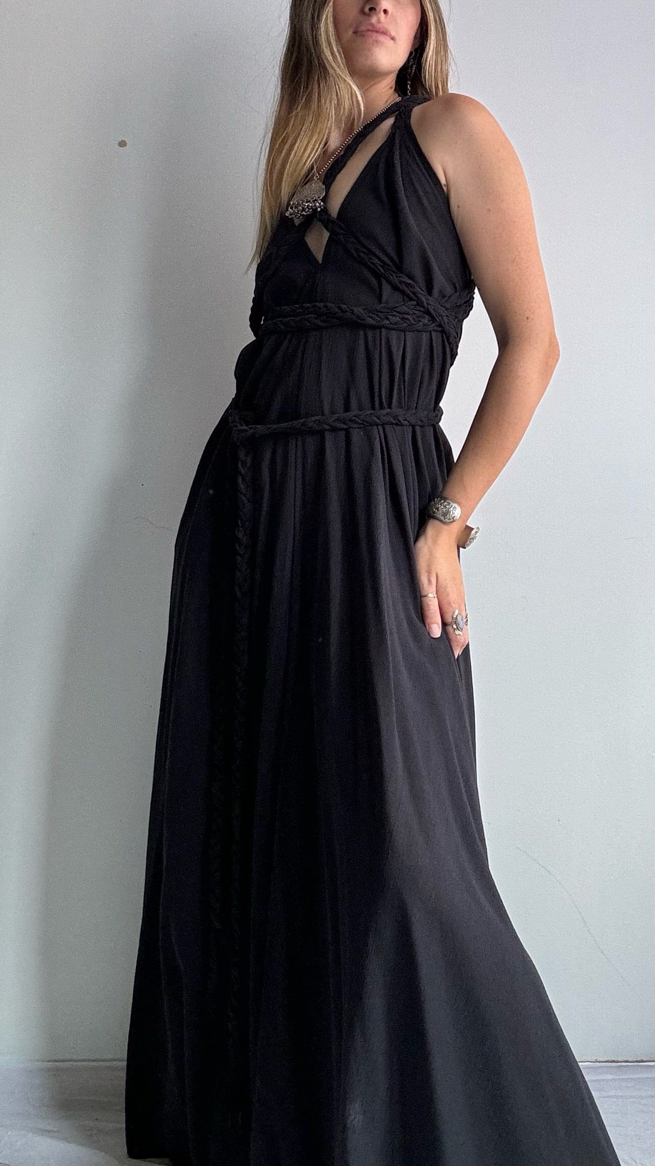 Grecian Dress Black, Sistergolden, Sistergolden