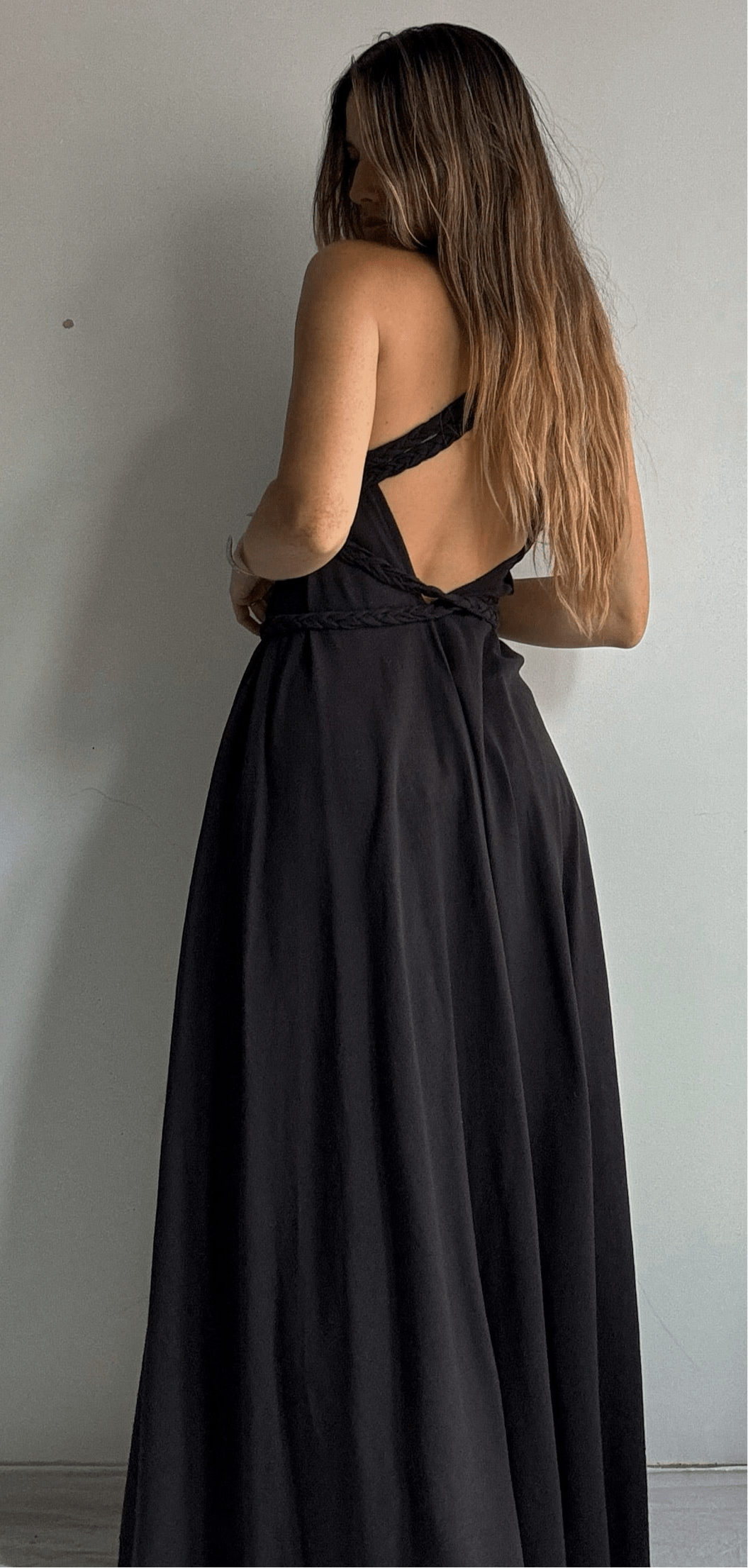 Grecian Dress Black, Sistergolden, Sistergolden
