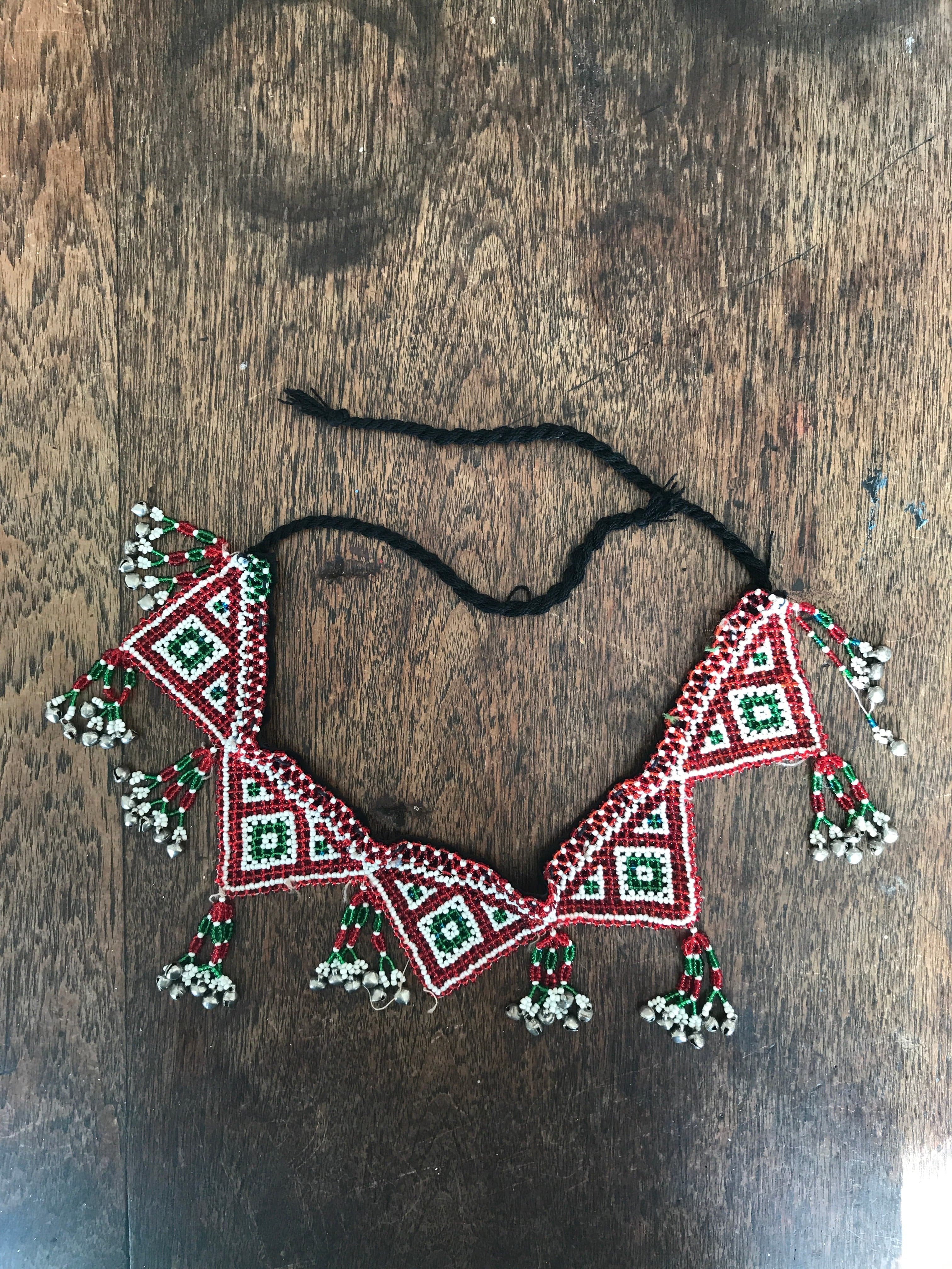 SisterGolden Headpiece Red Hills Beaded Headpiece