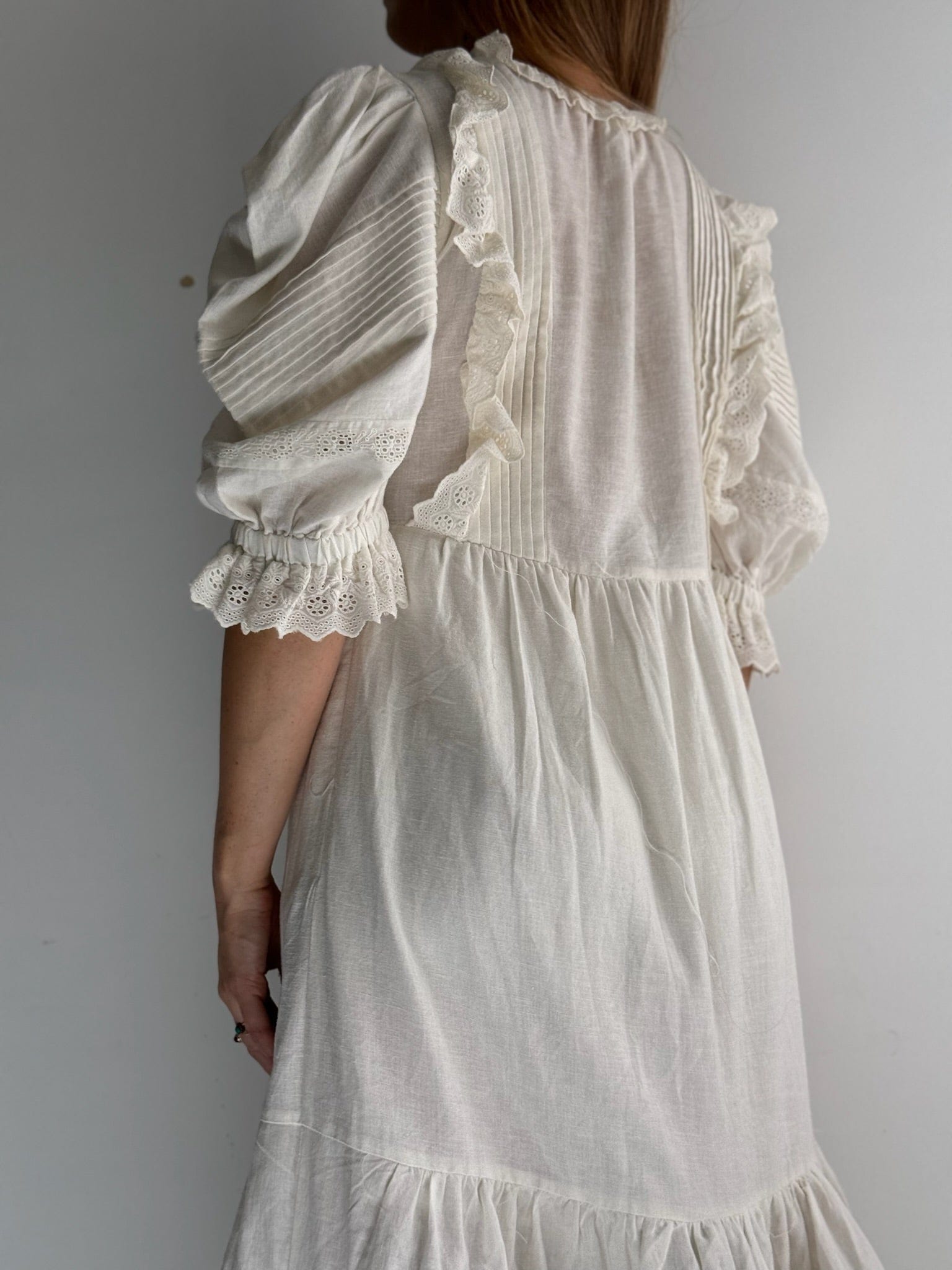 Sistergolden High Priestess Ivory Lace Dress