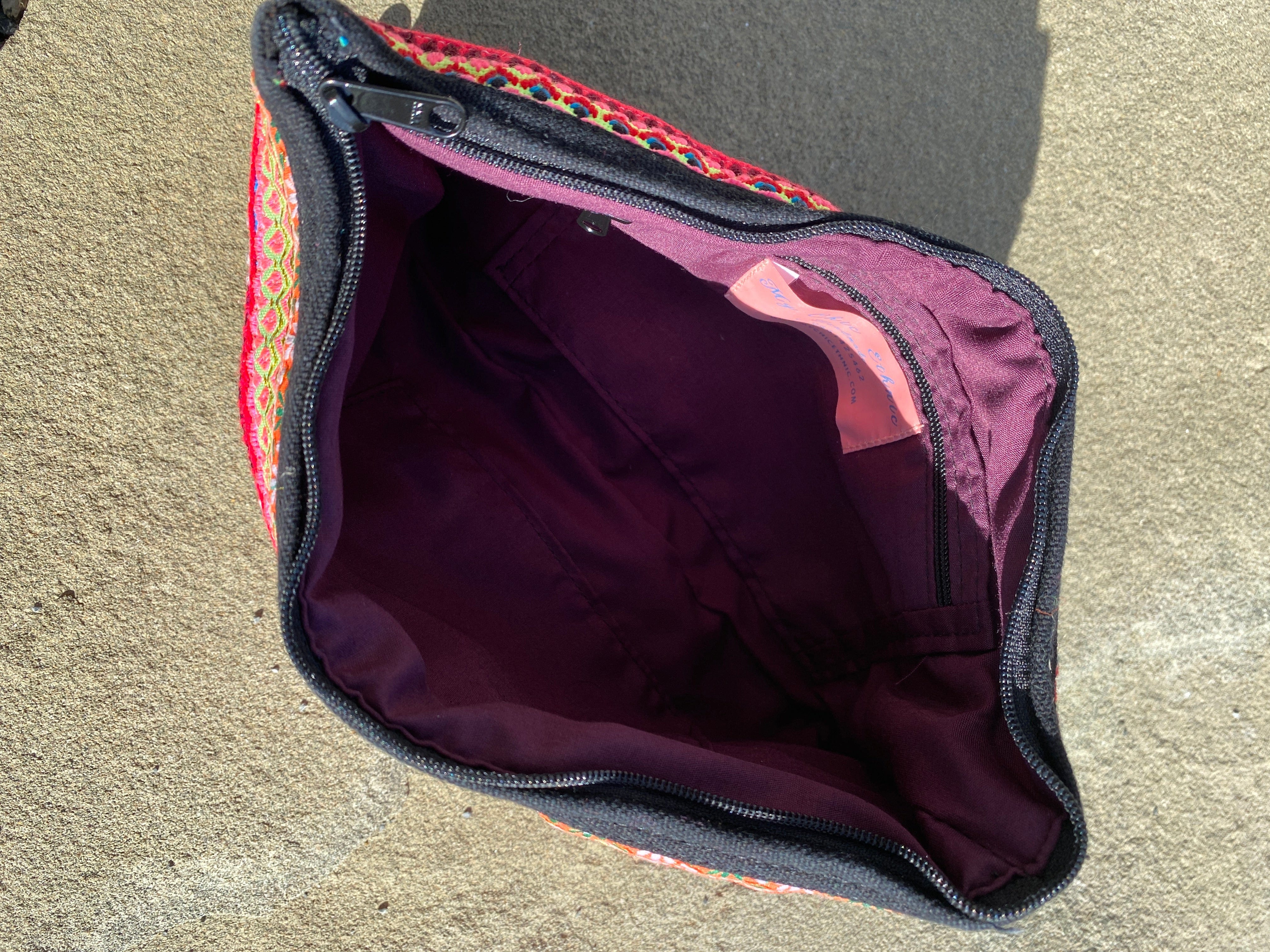 SisterGolden Hmong Orchid Clutch