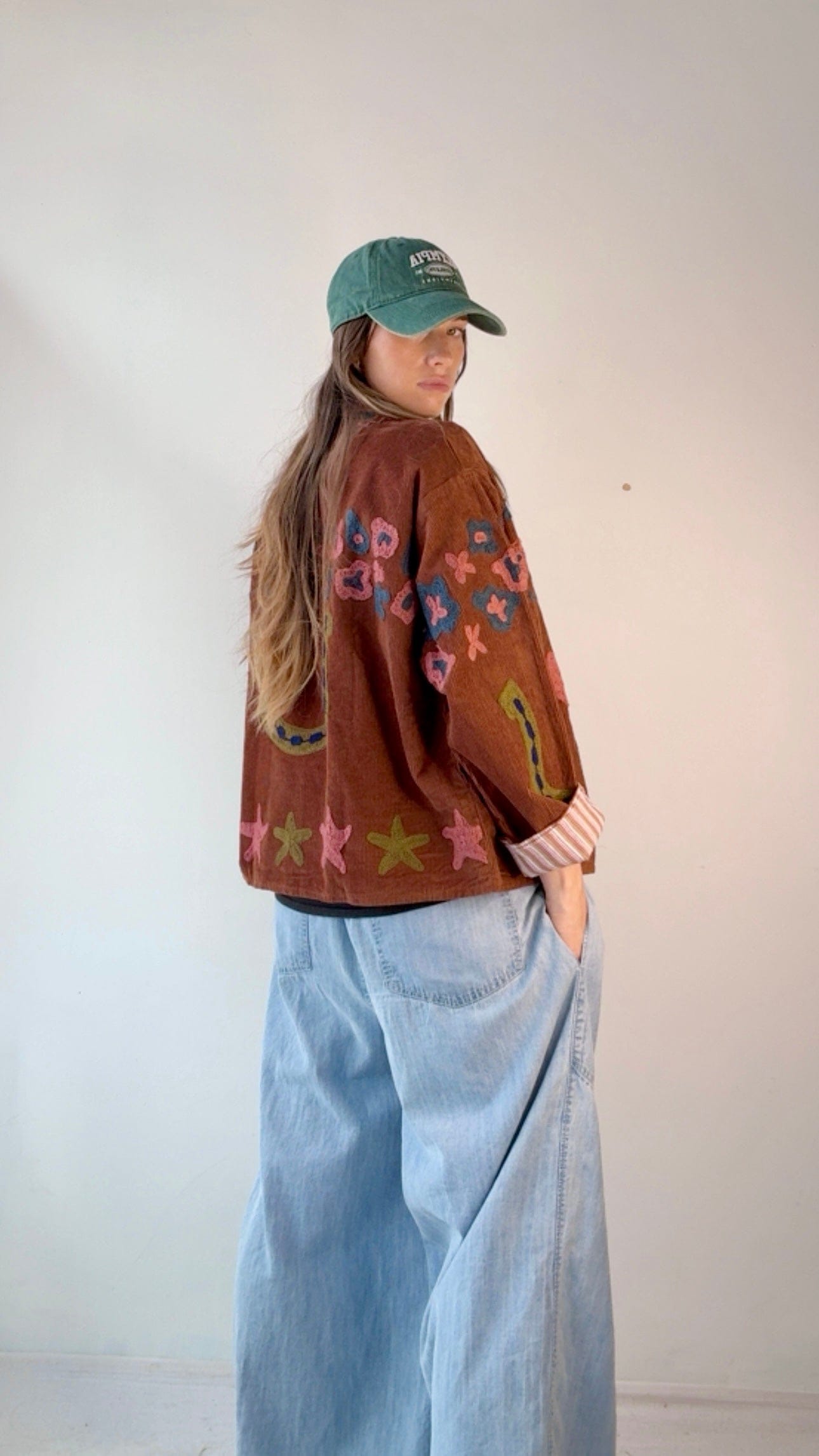 Sistergolden Horse Shoe Cord Jacket Brown