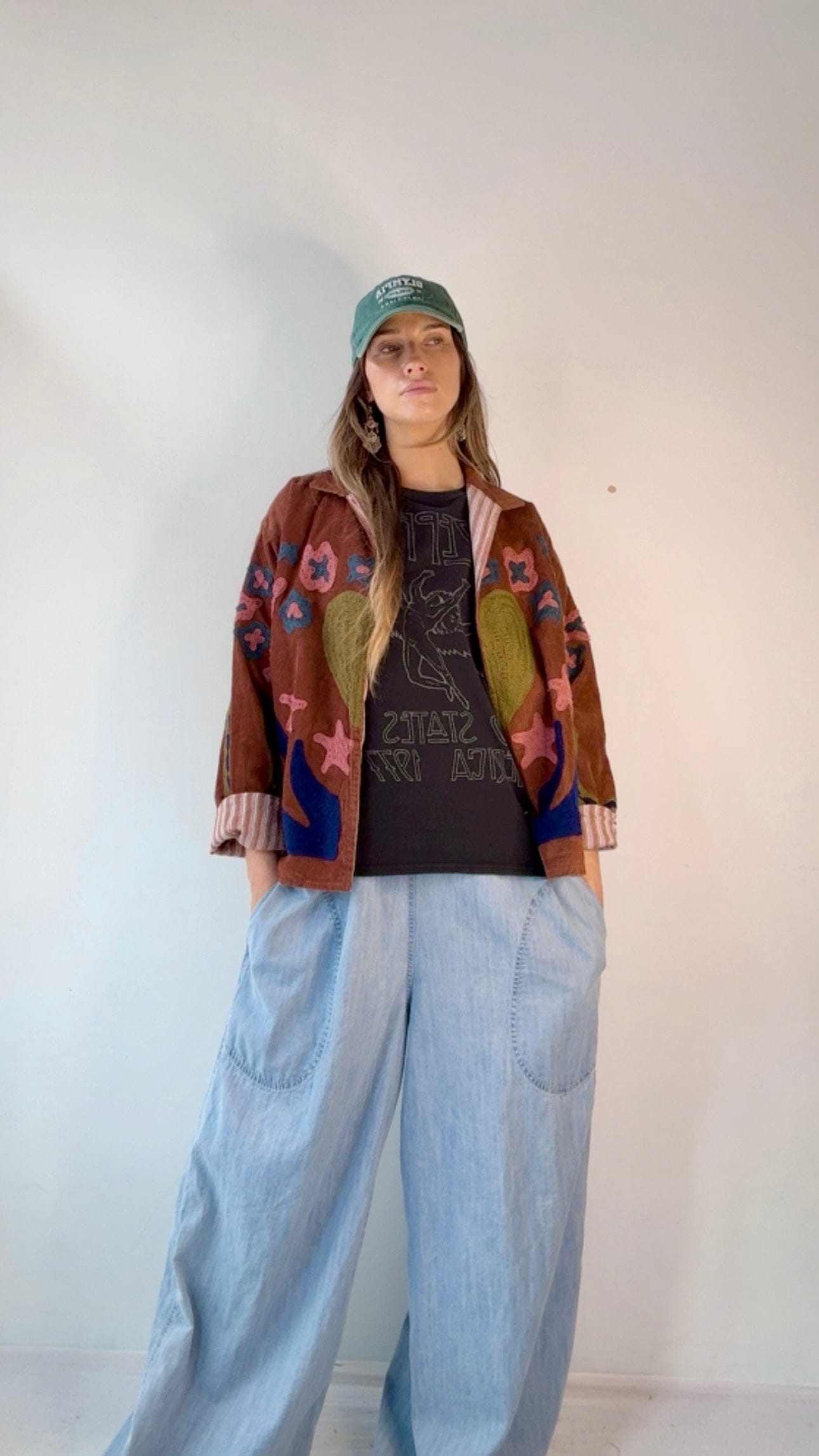Sistergolden Horse Shoe Cord Jacket Brown