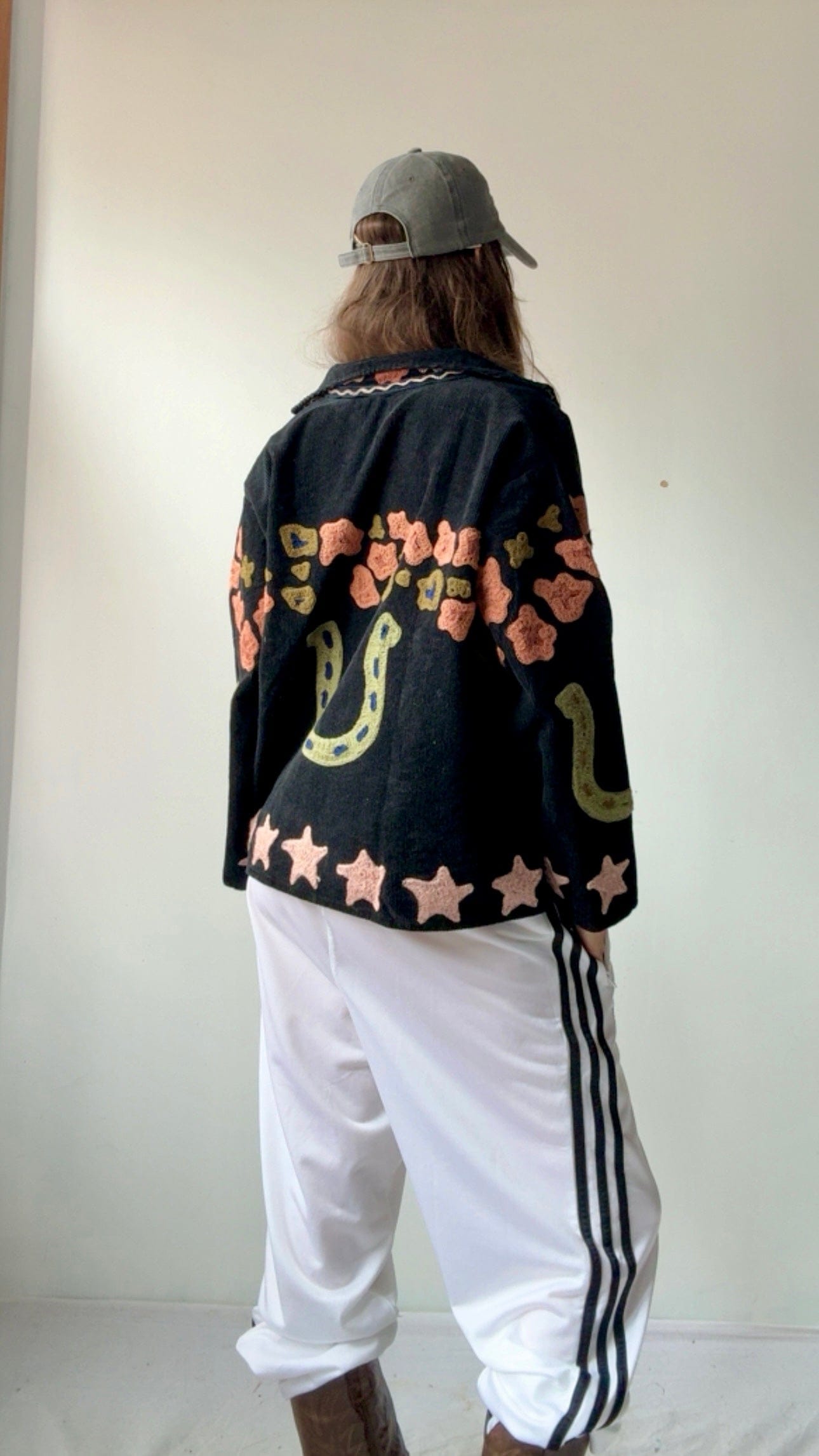 Sistergolden Horseshoe Cord Jacket Black