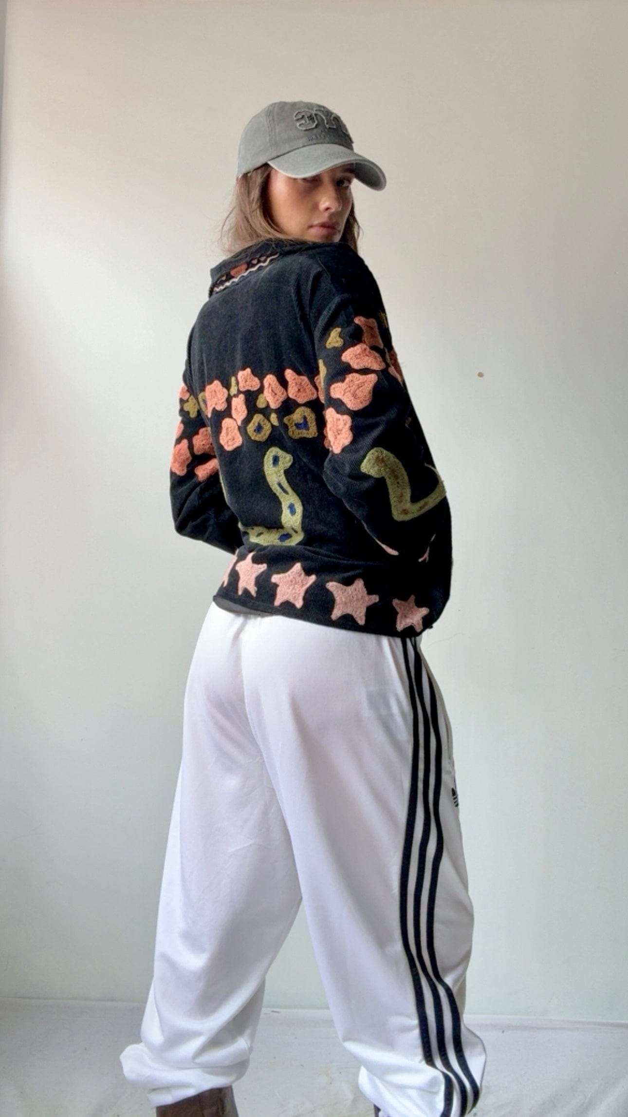 Sistergolden Horseshoe Cord Jacket Black