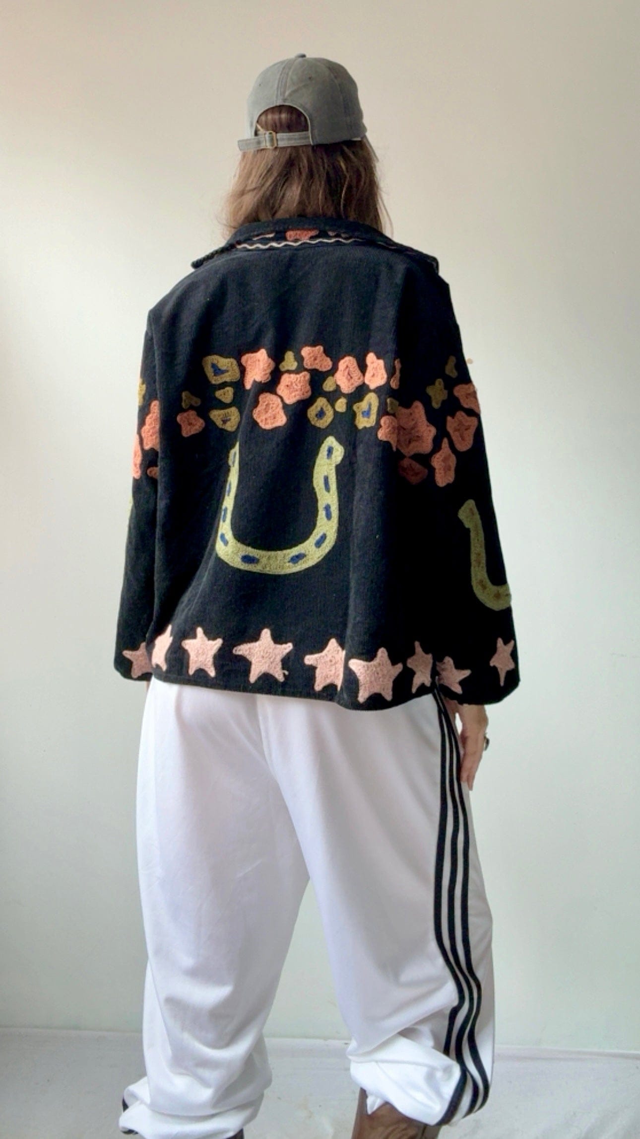 Sistergolden Horseshoe Cord Jacket Black