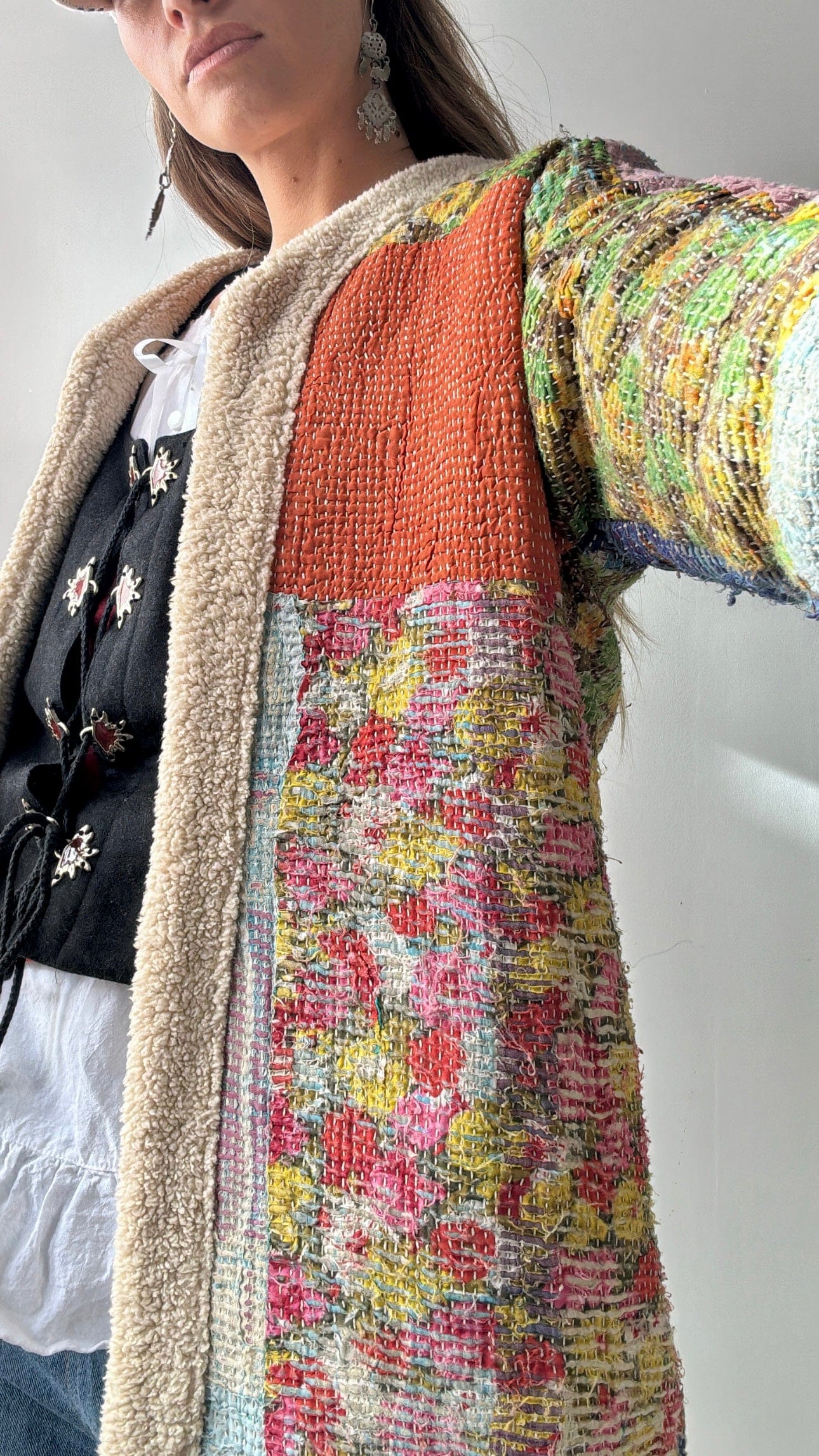 Garland Snug Kantha Coat, SisterGolden, Sistergolden