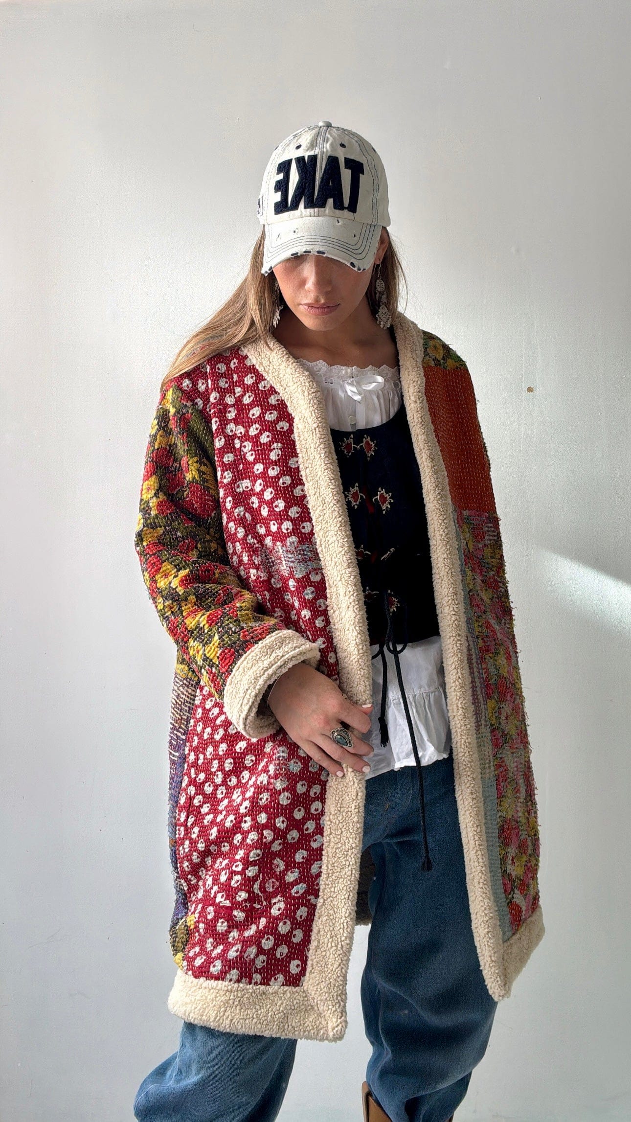 Garland Snug Kantha Coat, SisterGolden, Sistergolden