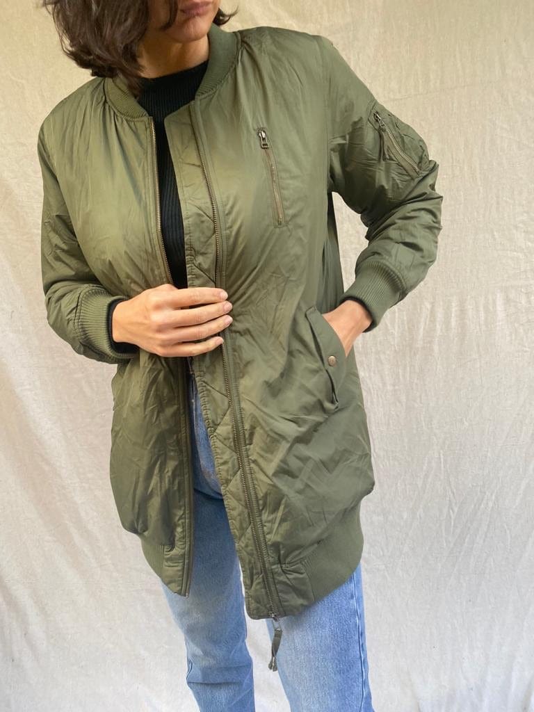 Longline Bomber Jacket