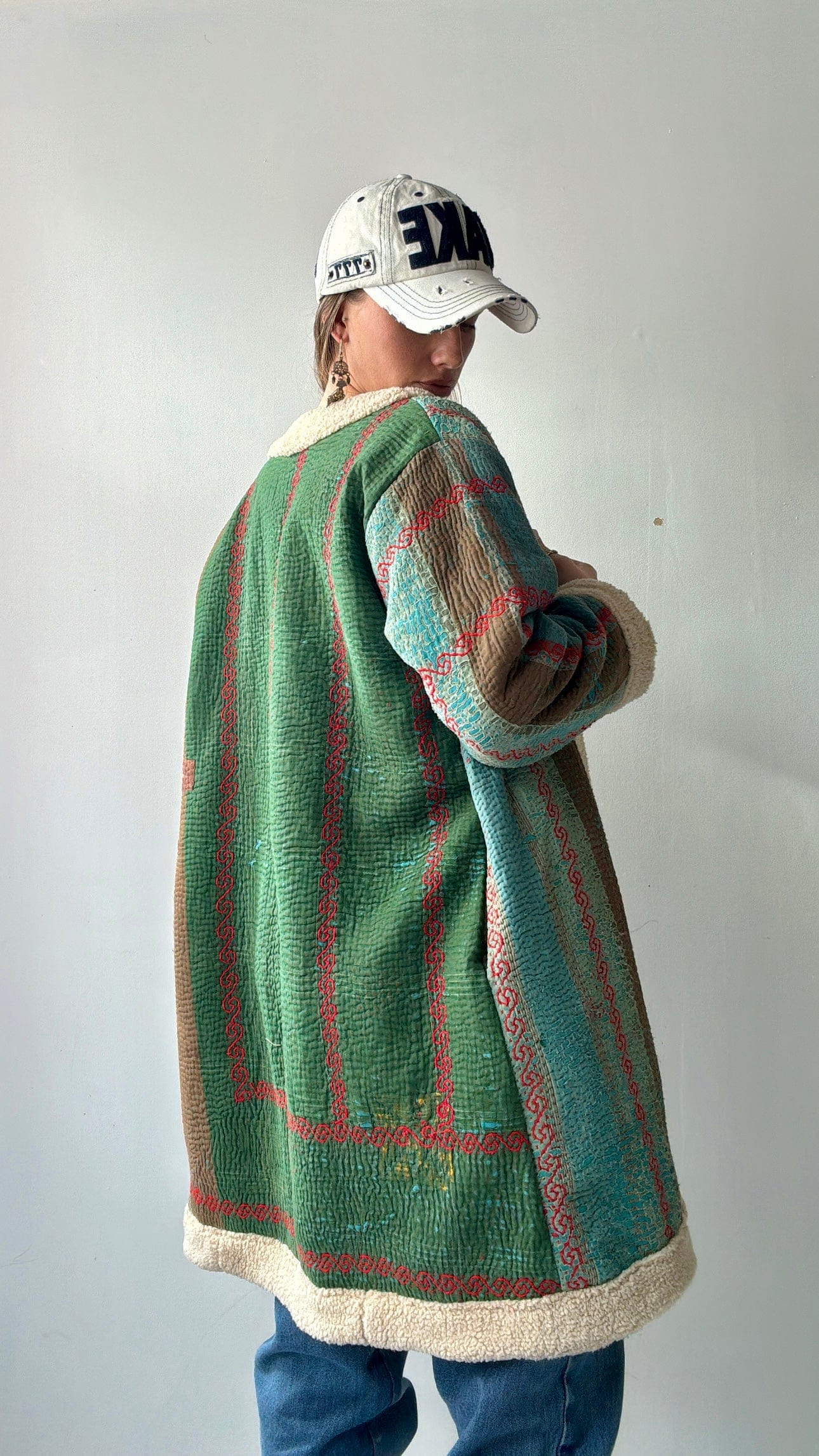 Ocean Snug Kantha Coat, SisterGolden, Sistergolden