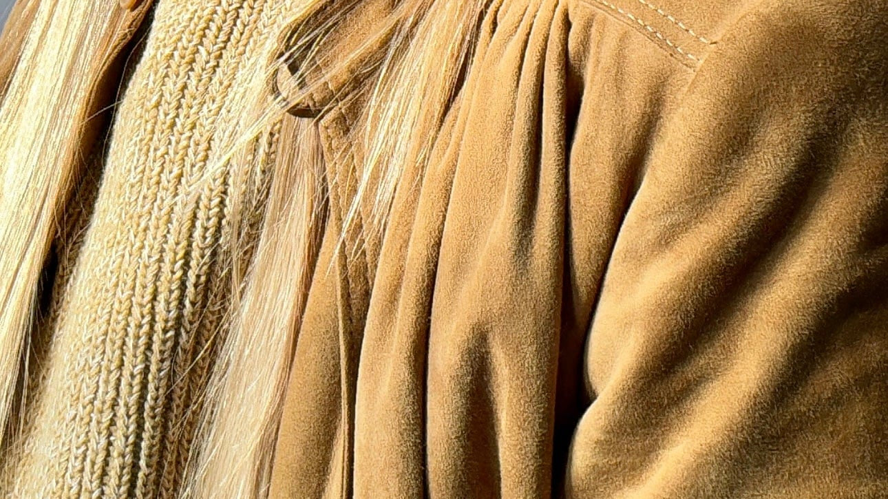 SisterGolden Jacket Sicons Vintage Suede Jacket