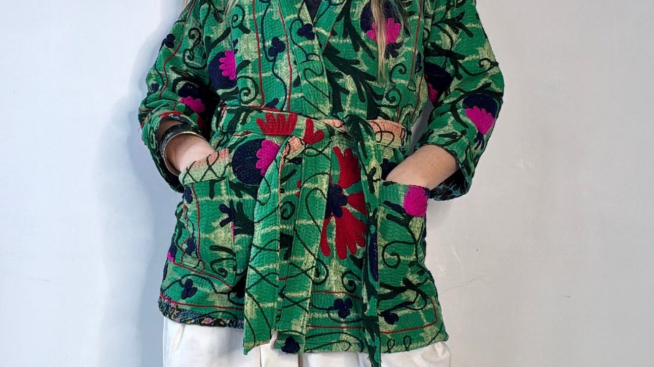 Suzani Argus Kantha Jacket, SisterGolden, Sistergolden