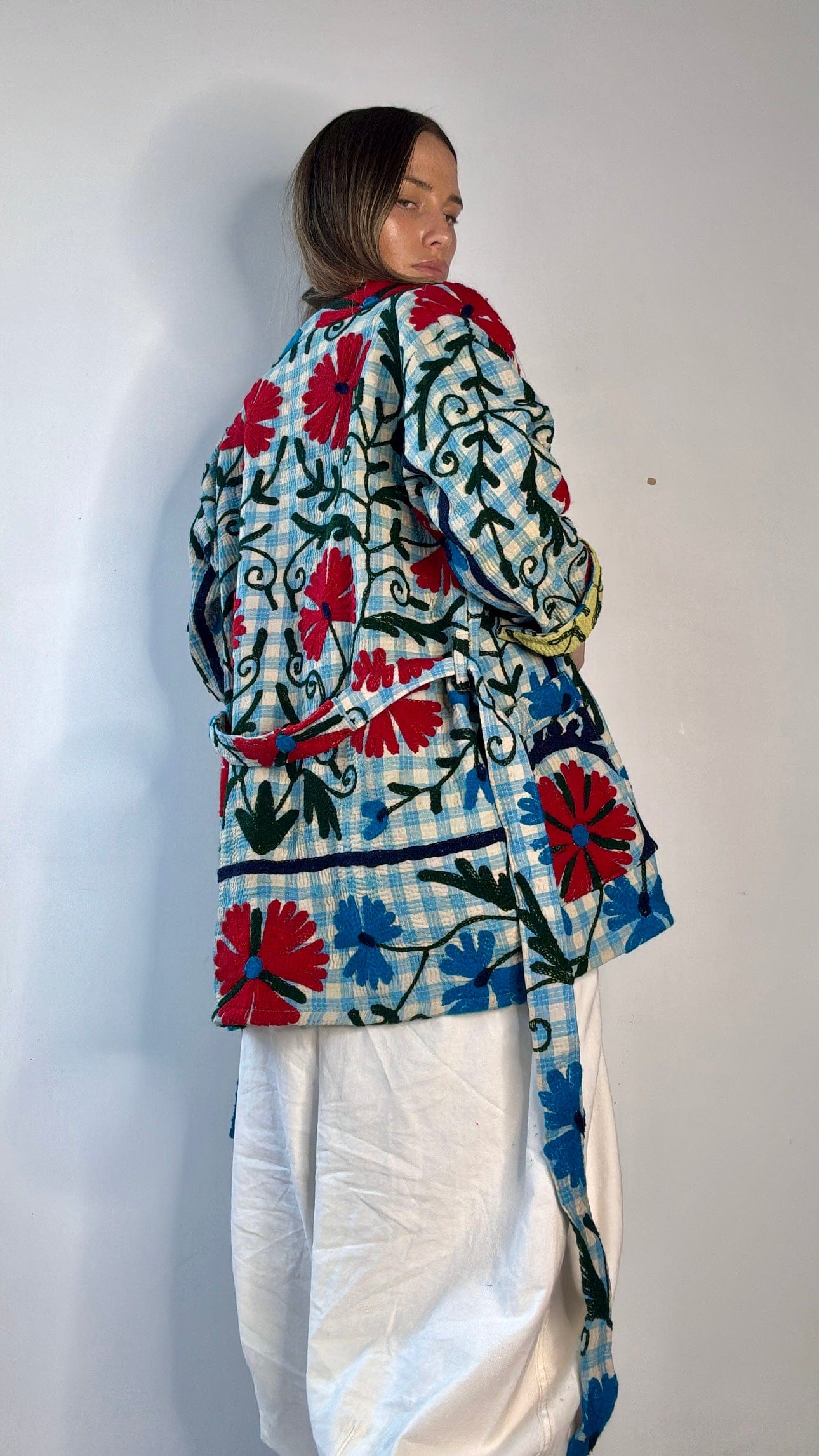Suzani Brimstone Kantha Jacket, SisterGolden, Sistergolden