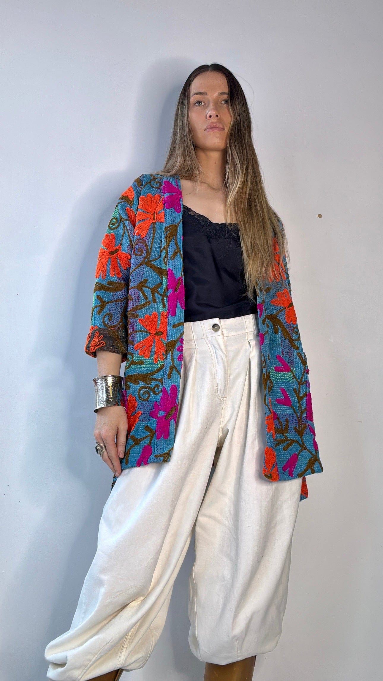 Suzani Scotch Kantha Jacket, SisterGolden, Sistergolden