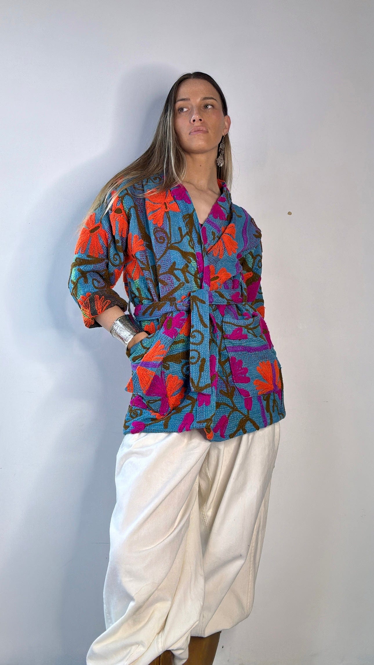 Suzani Scotch Kantha Jacket, SisterGolden, Sistergolden