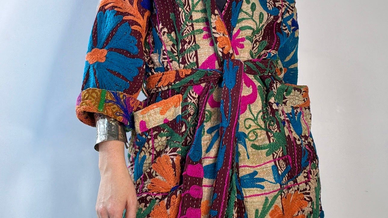 Suzani Skipper Kantha Jacket, SisterGolden, Sistergolden