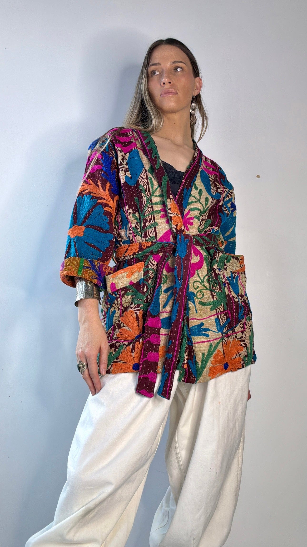 Suzani Skipper Kantha Jacket, SisterGolden, Sistergolden