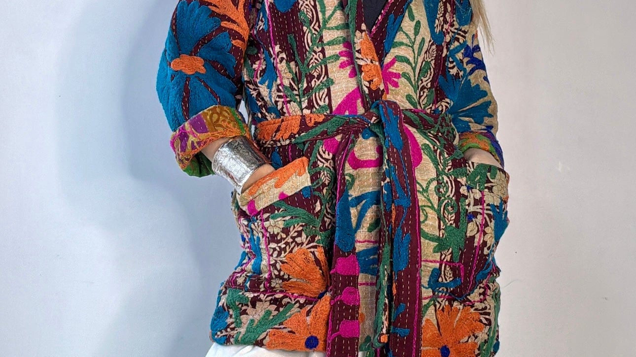 Suzani Skipper Kantha Jacket, SisterGolden, Sistergolden
