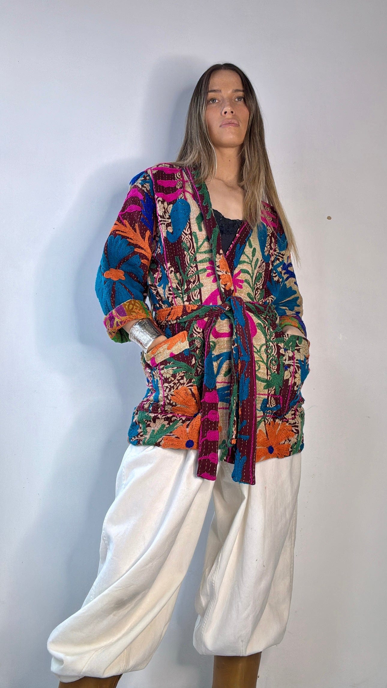 Suzani Skipper Kantha Jacket, SisterGolden, Sistergolden