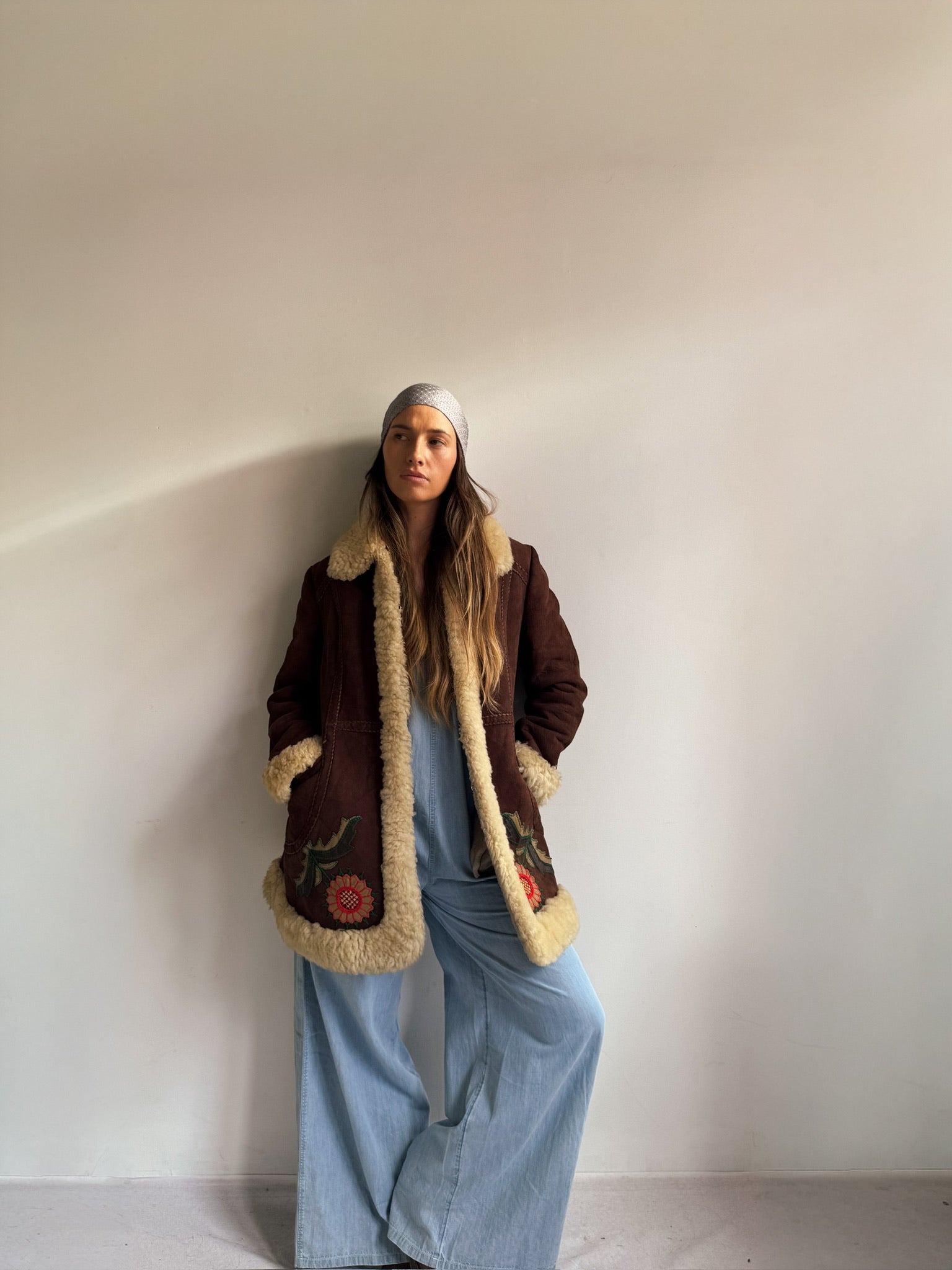 SisterGolden Jacket Vintage Afghani Daisy Pennylane