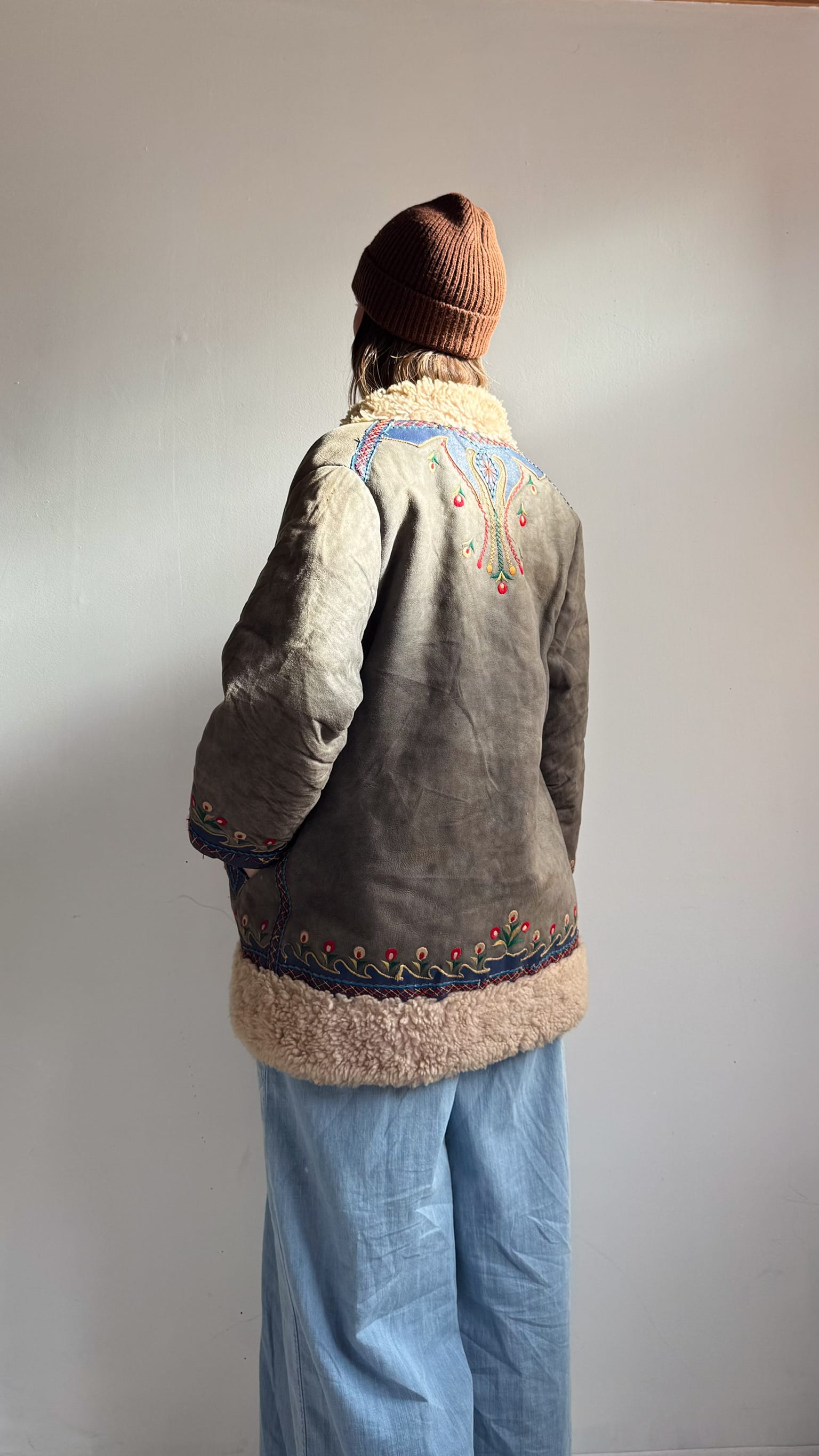 SisterGolden Jacket Vintage Afghani Petal Pennylane Jacket