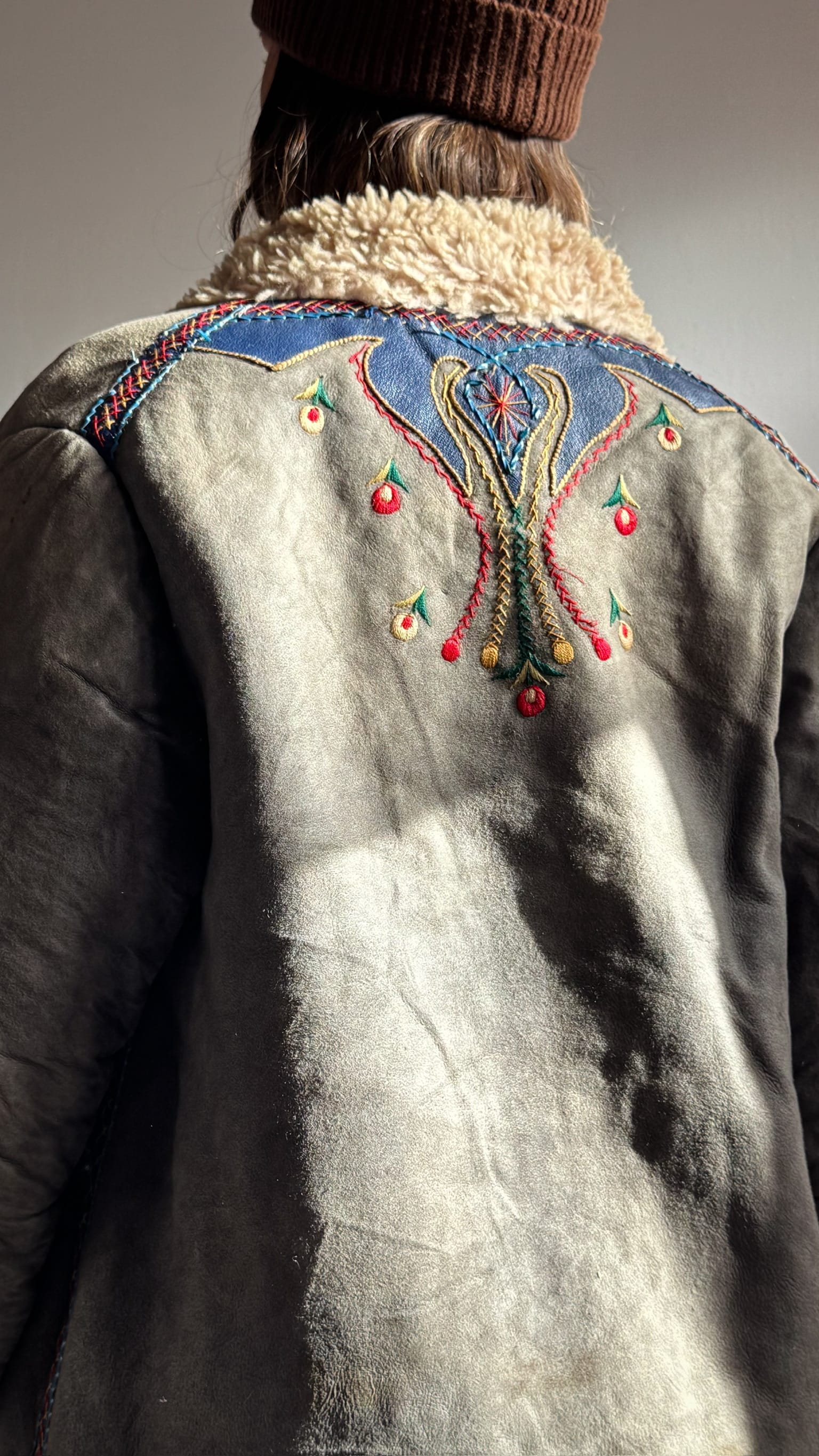 SisterGolden Jacket Vintage Afghani Petal Pennylane Jacket