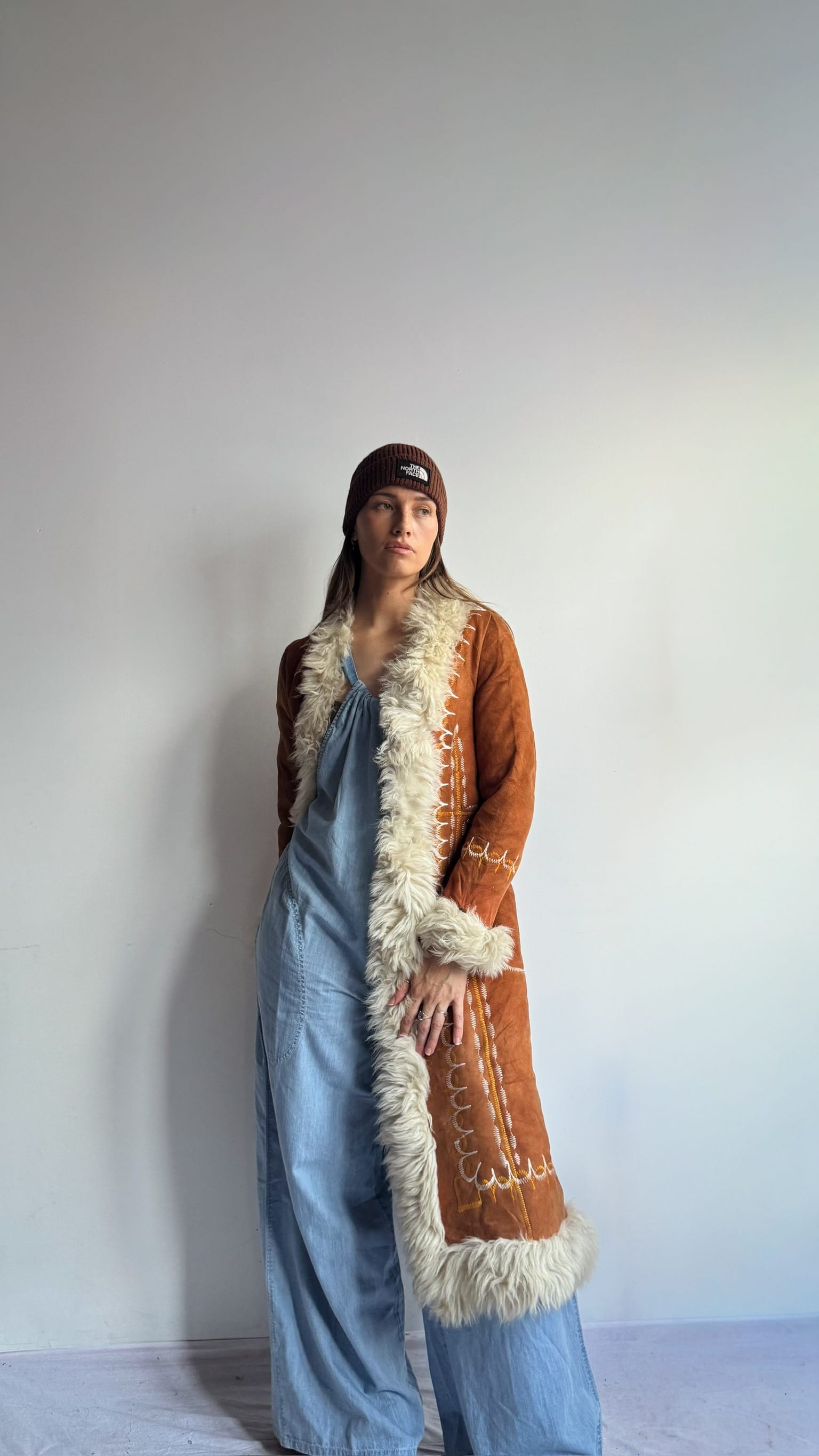 SisterGolden Jacket Vintage Map Afghan Penny-lane Jacket