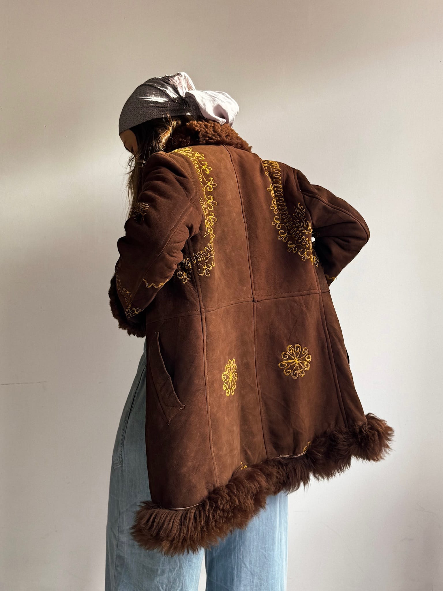 SisterGolden Jacket Vintage Zig Afghani  Pennylane
