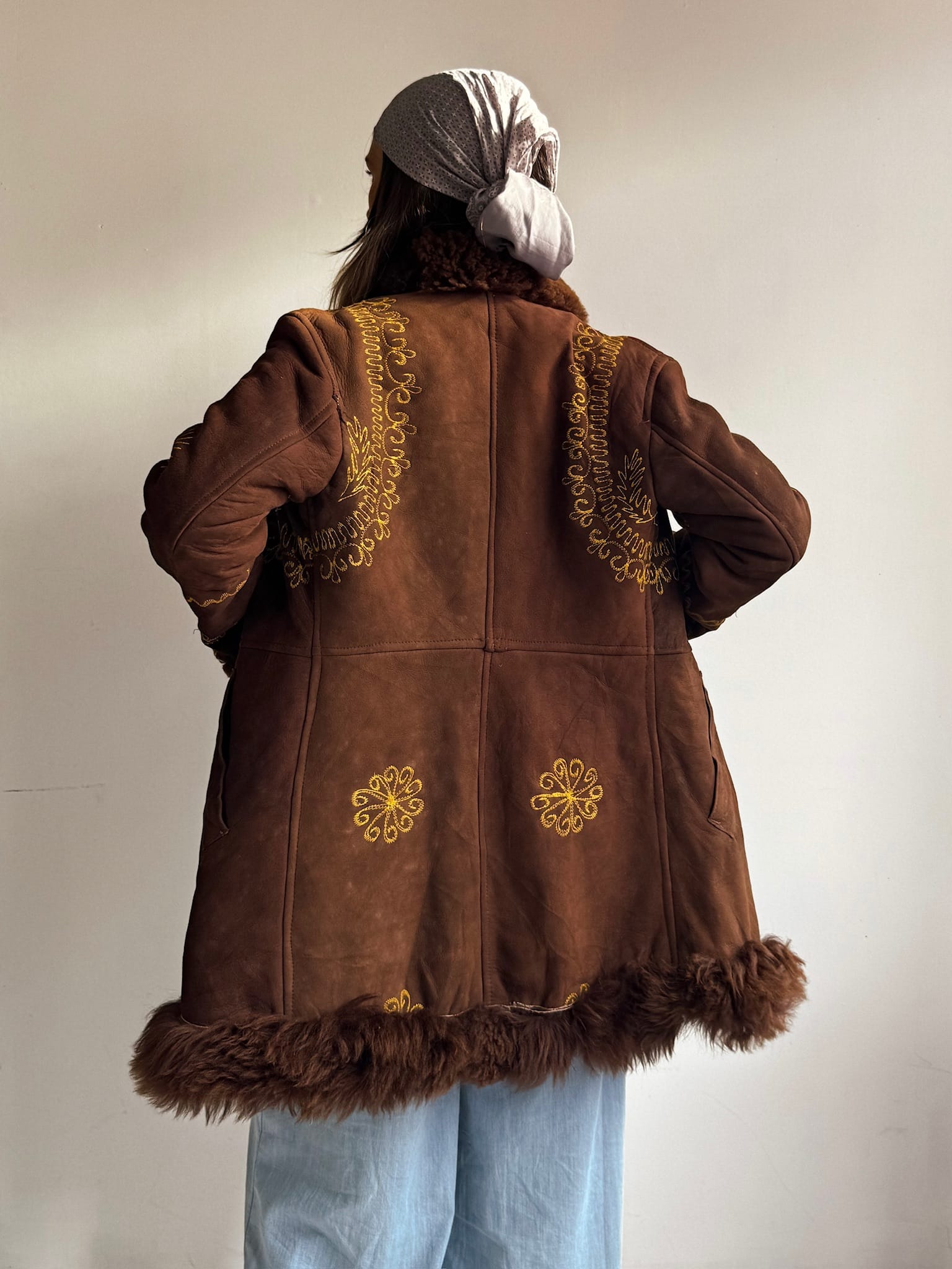 SisterGolden Jacket Vintage Zig Afghani  Pennylane