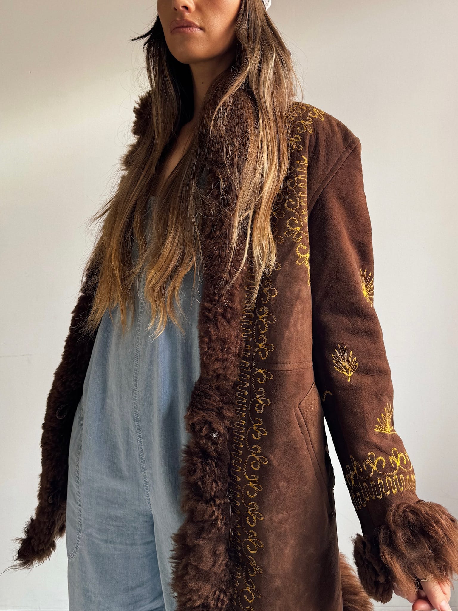 SisterGolden Jacket Vintage Zig Afghani  Pennylane