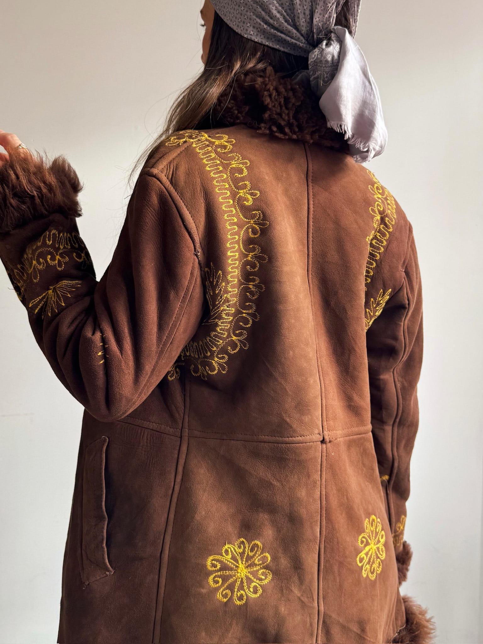 SisterGolden Jacket Vintage Zig Afghani  Pennylane