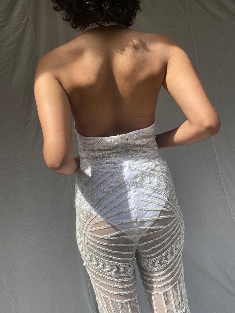 SisterGolden Jumpsuit The Brittany Beaded Jumpsuit