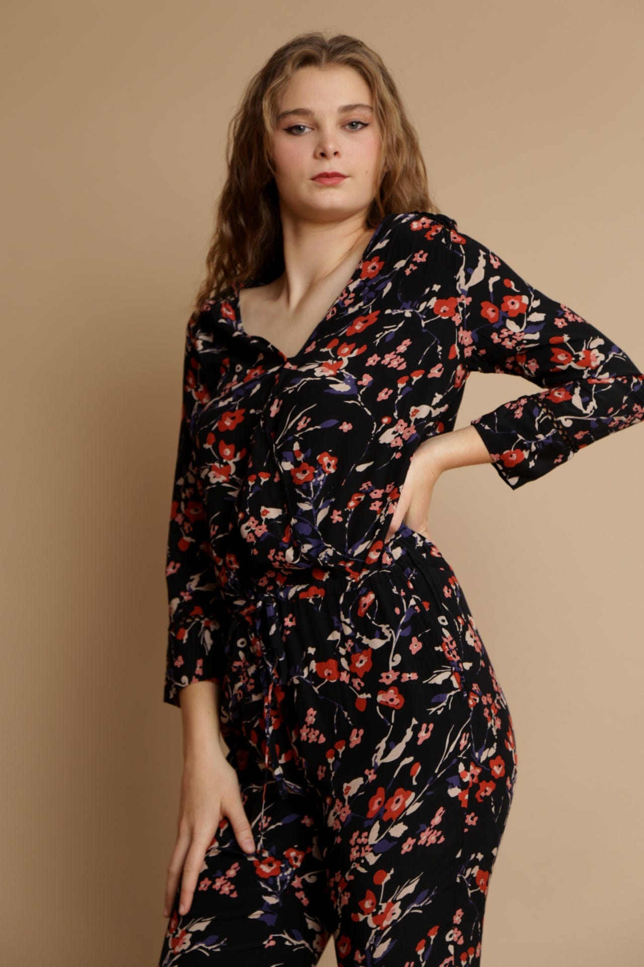 SisterGolden Jumpsuits Eden Flowers Jumpsuit