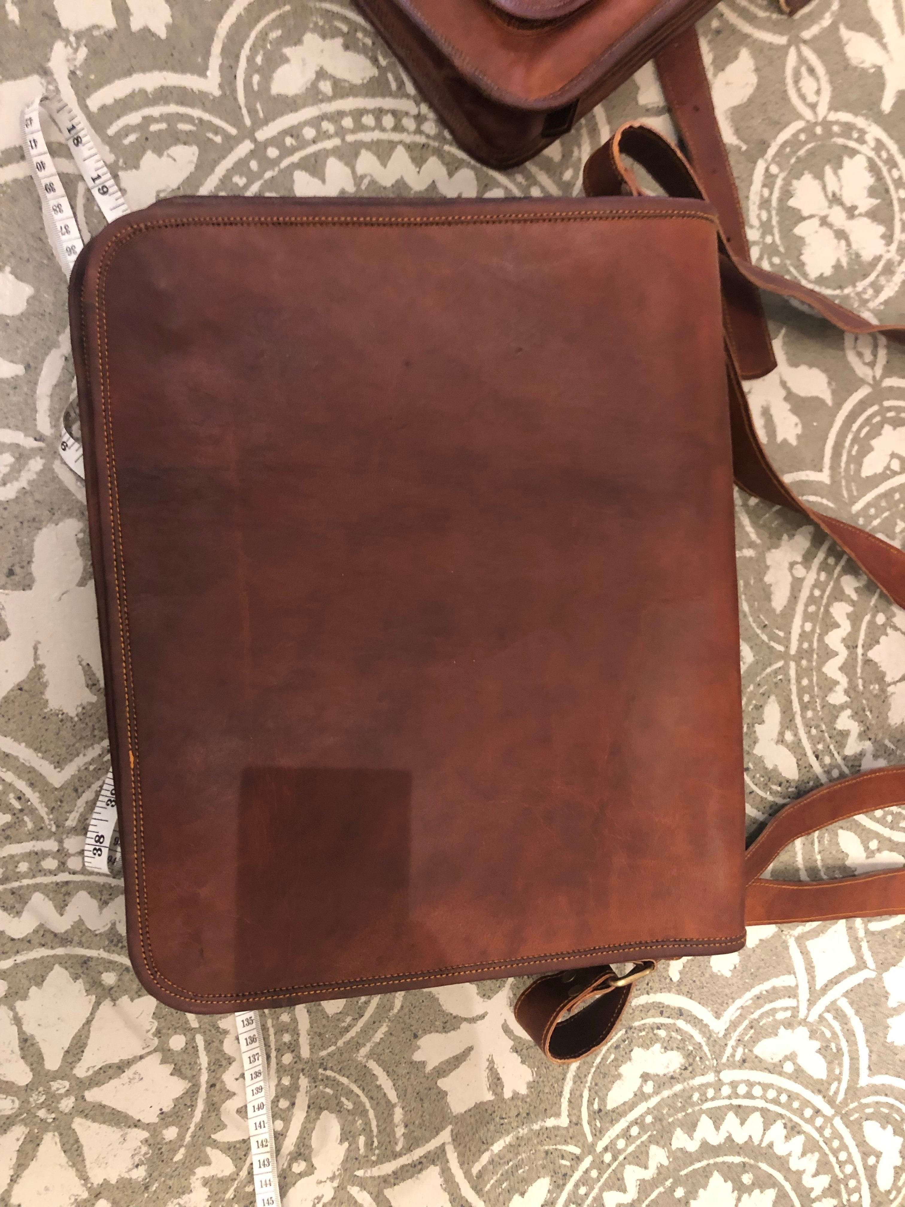 Sistergolden Kirat Leather Satchel