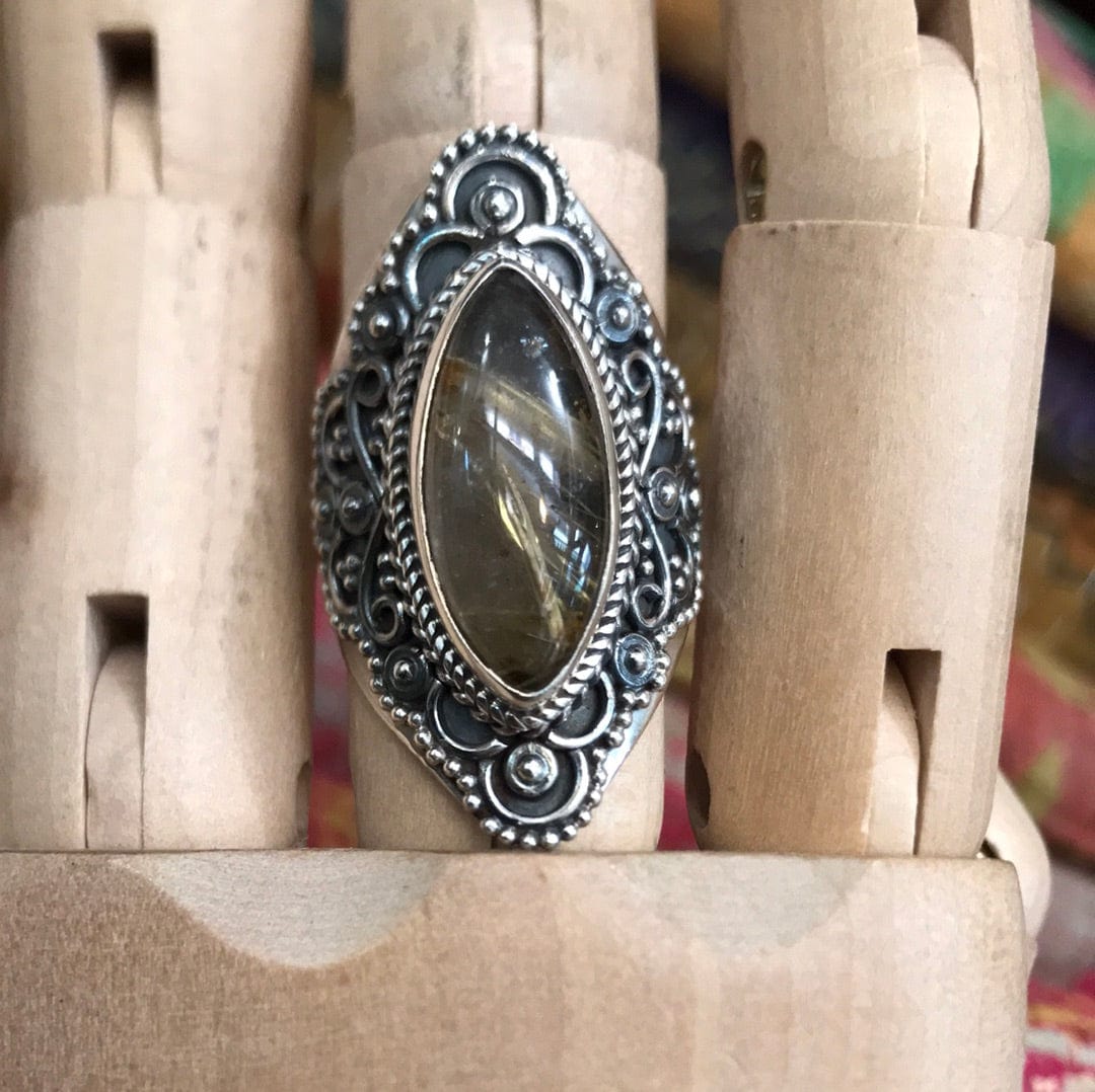 SisterGolden Laksmi Gemstone Ring