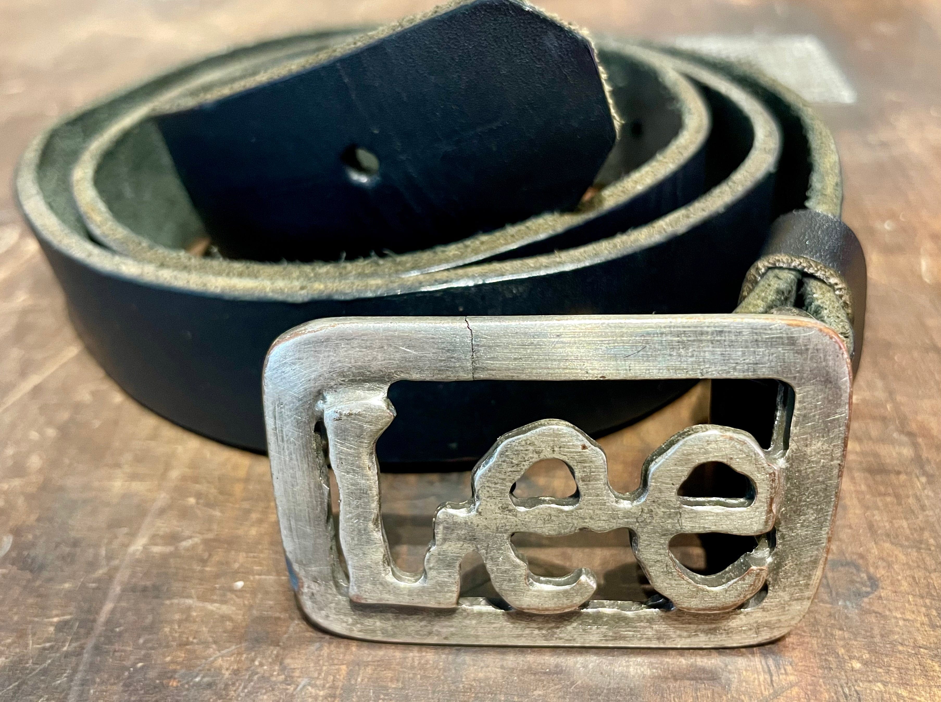 Lee Black Leather Vintage Belt, Sistergolden, Sistergolden
