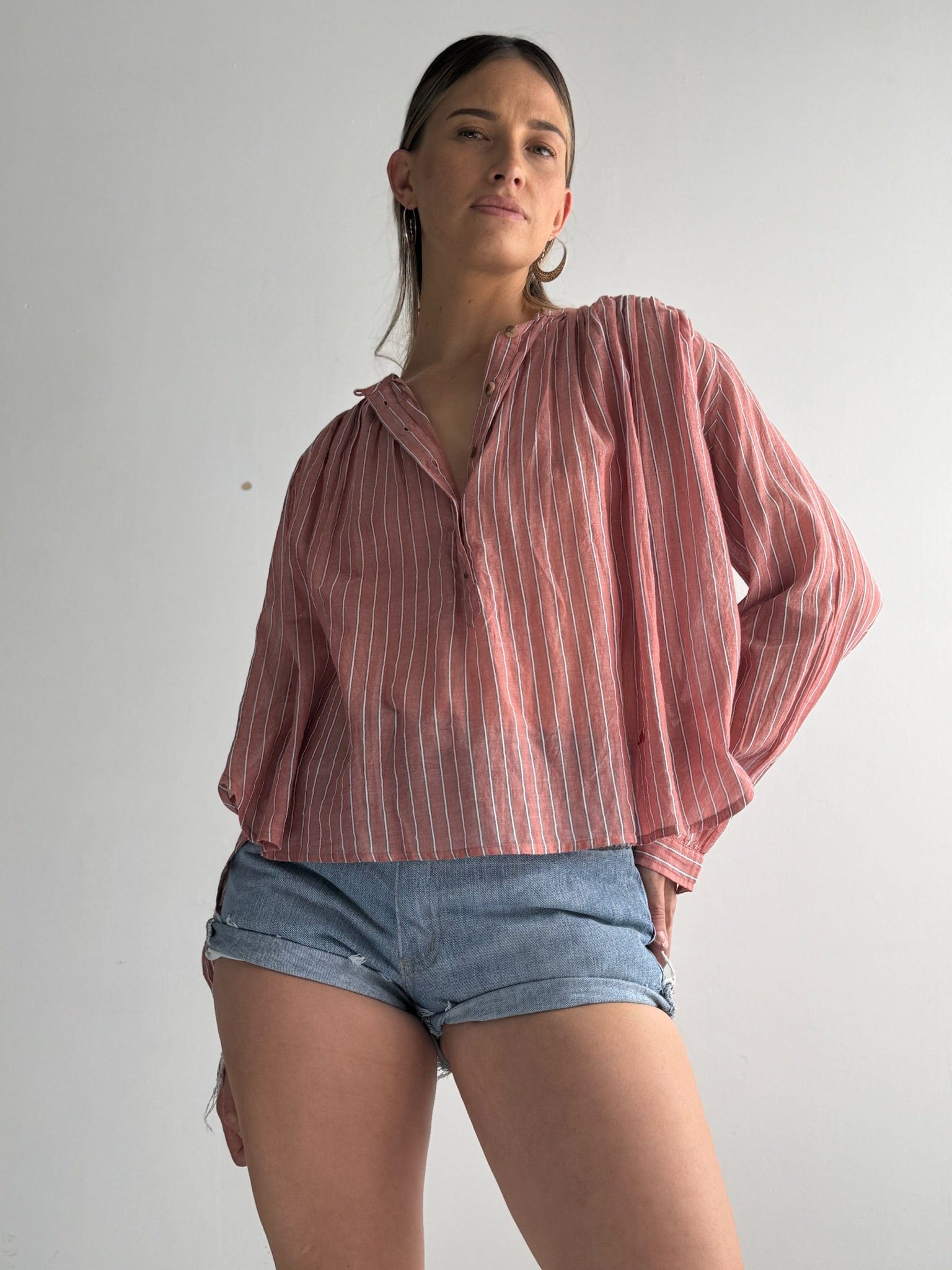 Leon & Harper Slice Shirt Red, Sistergolden, Sistergolden