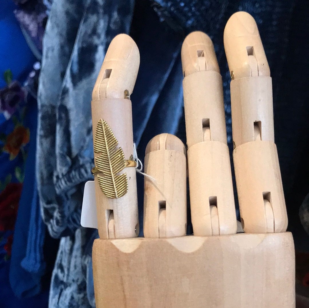 Little Leaf Brass Ring, Sistergolden, Sistergolden