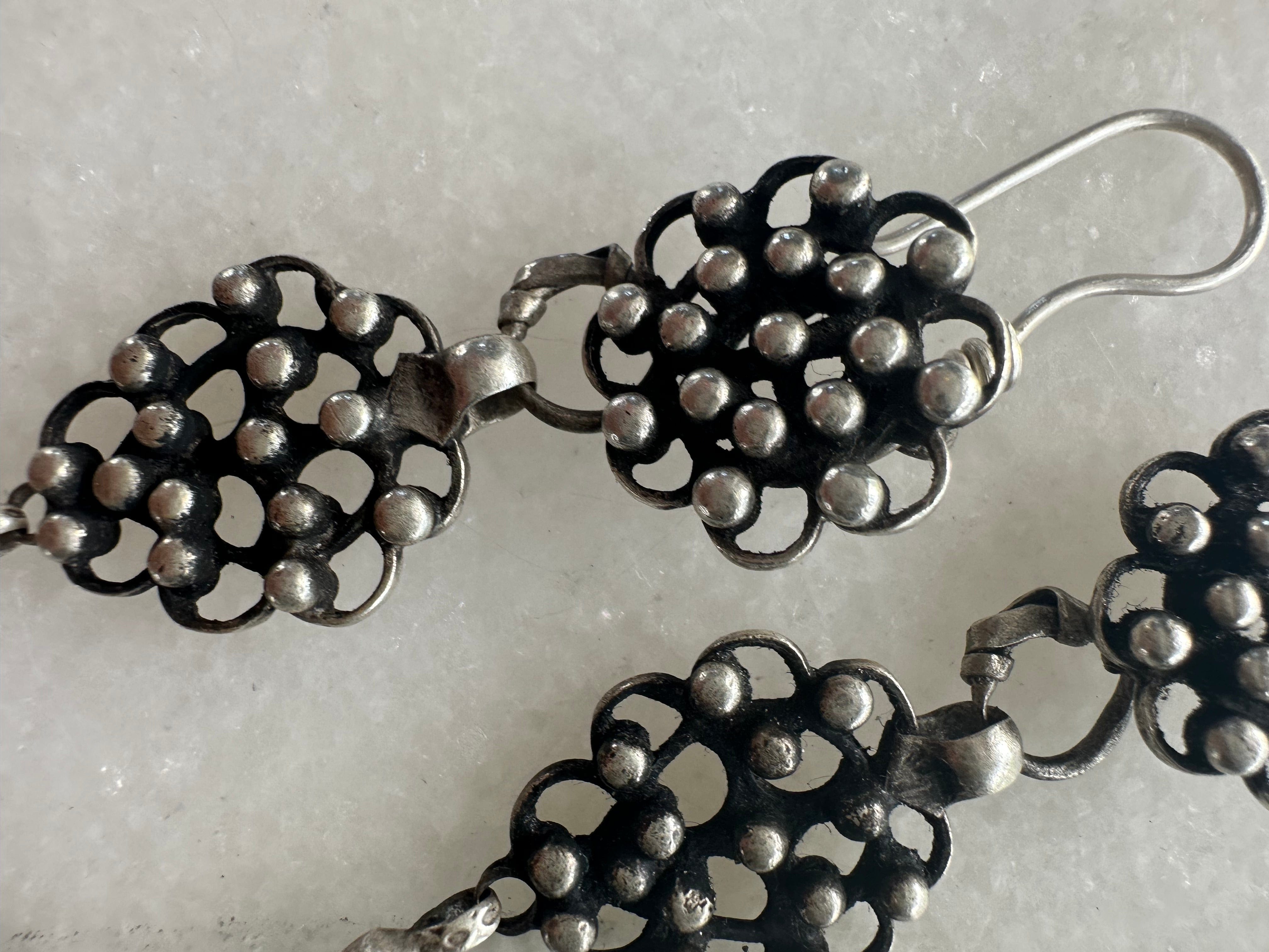 Sistergolden Mandala Sml Silver handmade earrings