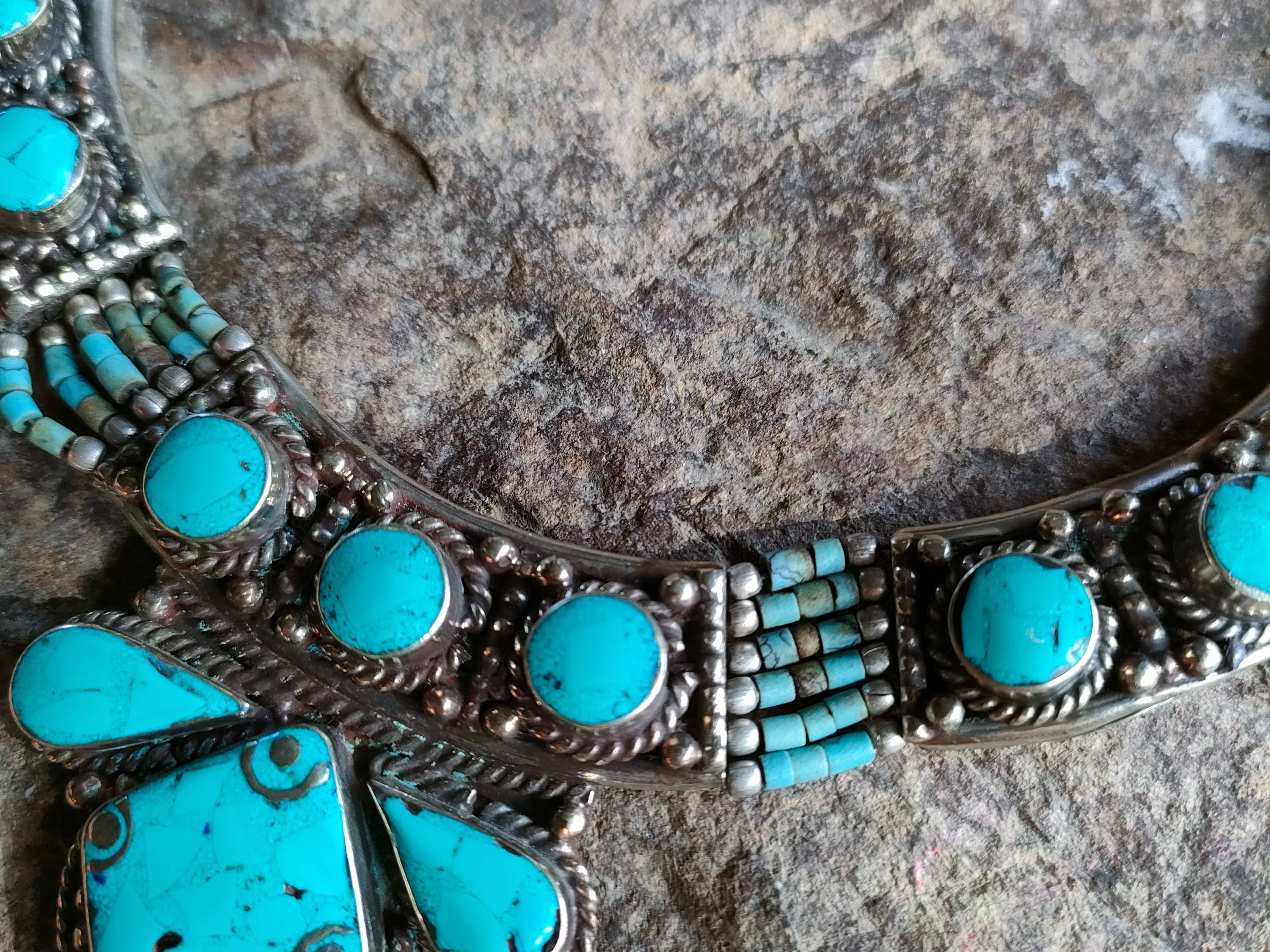 Sistergolden Necklace Tibetan Tribal Necklace #7