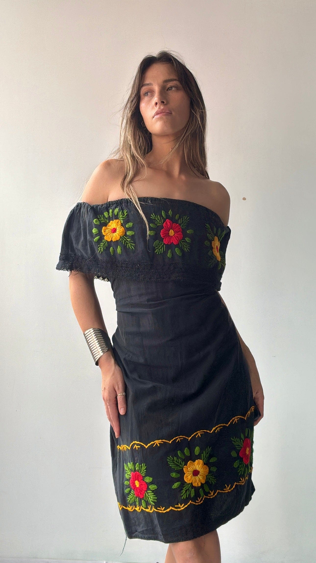 Sistergolden Ooh La La Vintage Mexican Dress