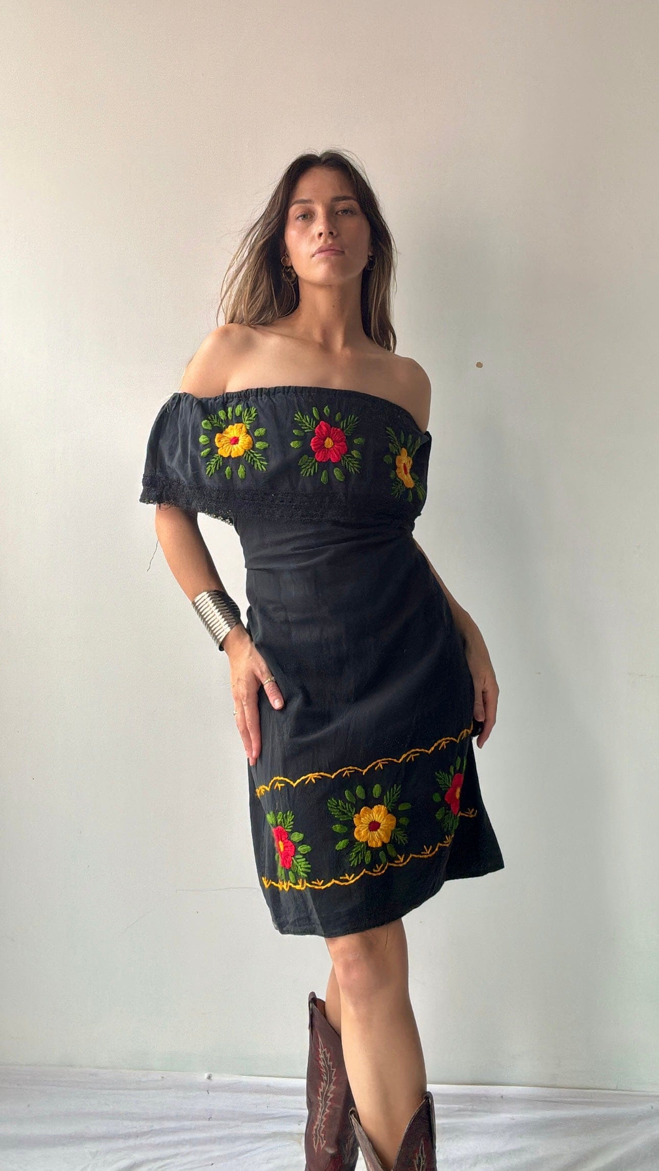 Sistergolden Ooh La La Vintage Mexican Dress
