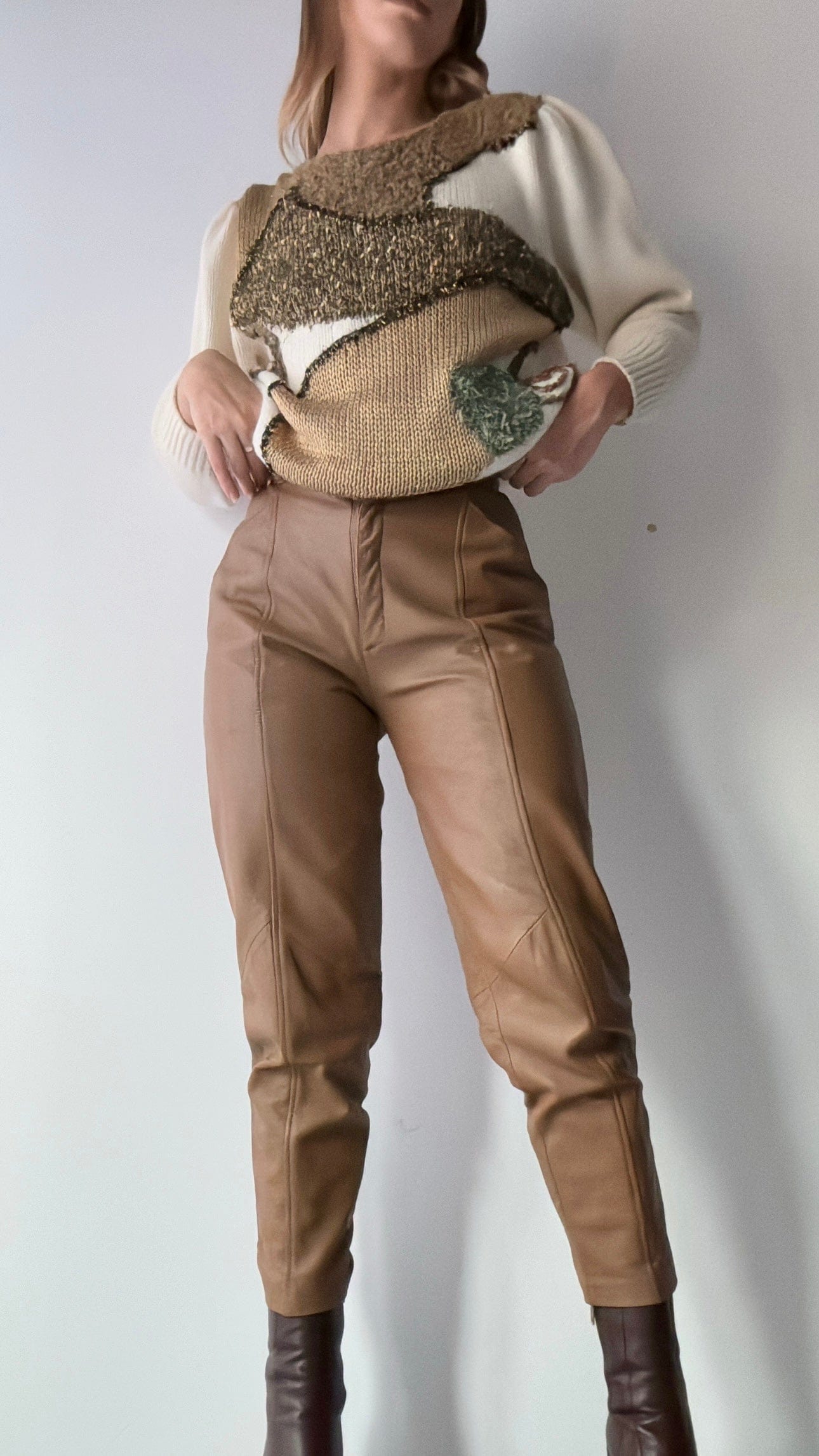 SisterGolden Pants JL Vintage Leather Pants