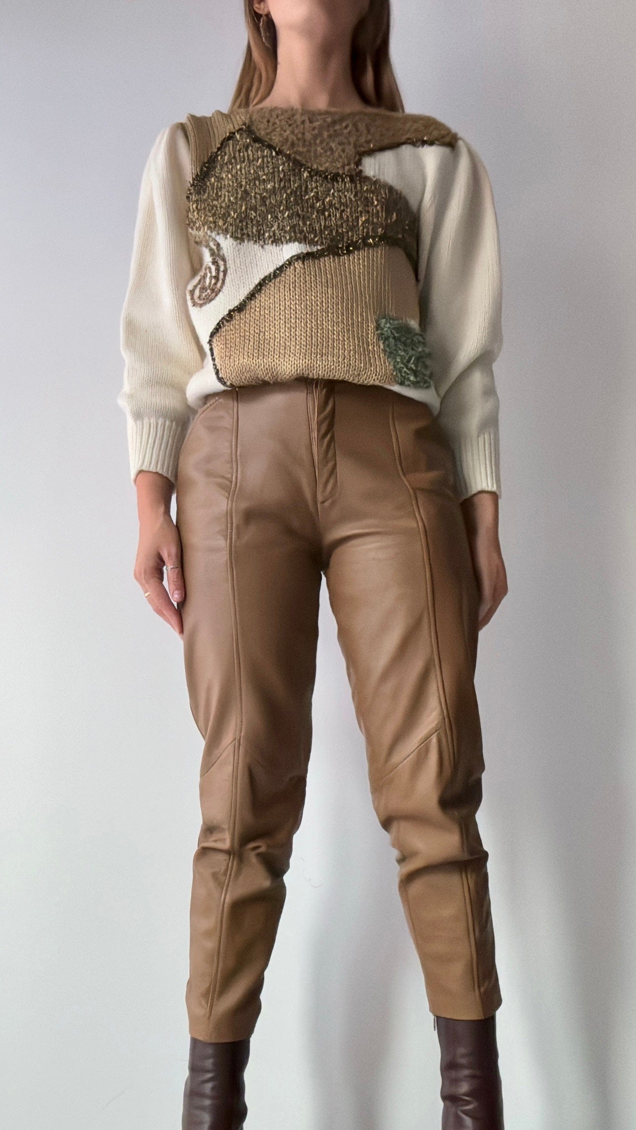 SisterGolden Pants JL Vintage Leather Pants